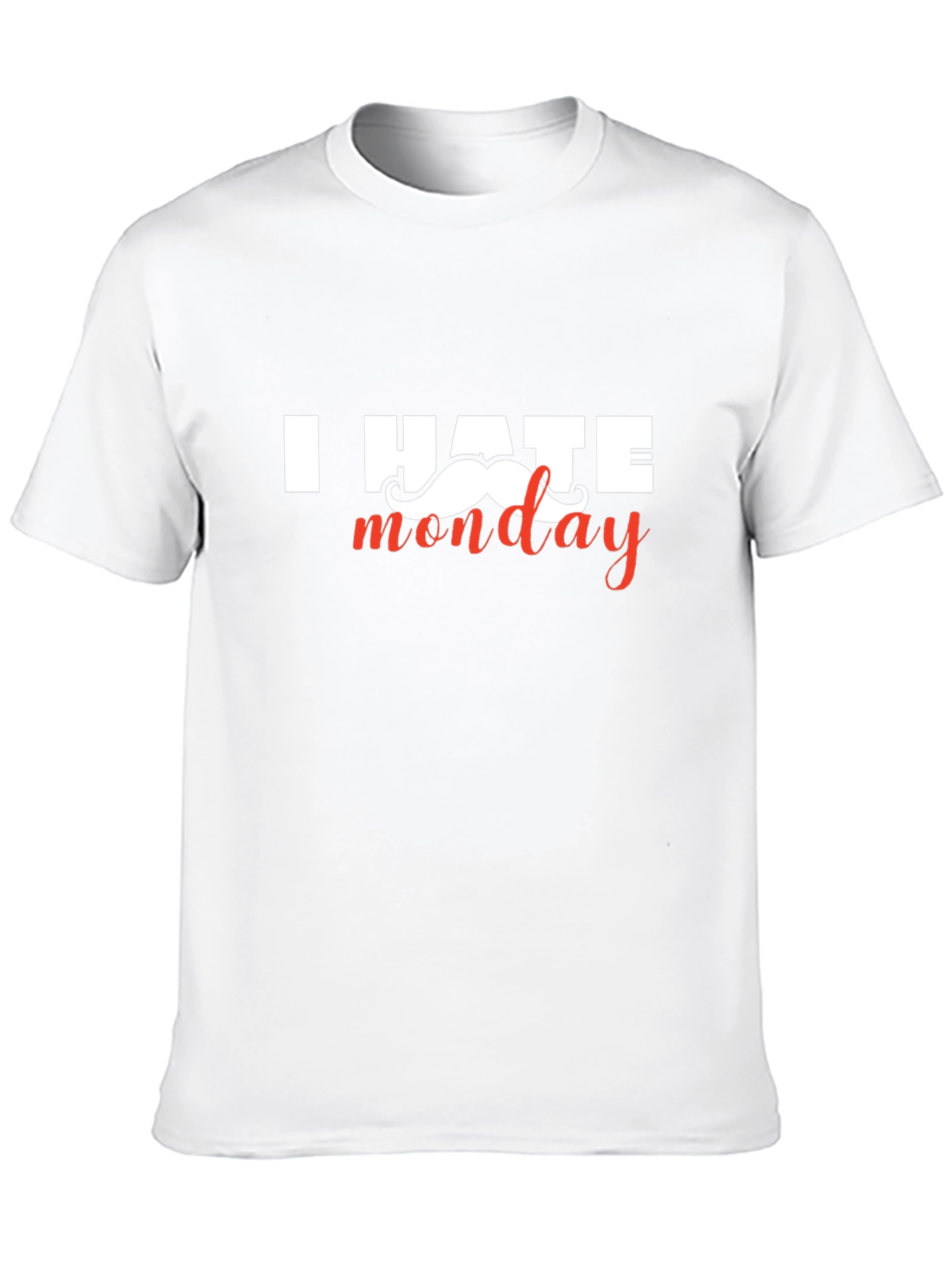 Black I Hate Monday T-Shirt - Funny Graphic Tee view 10