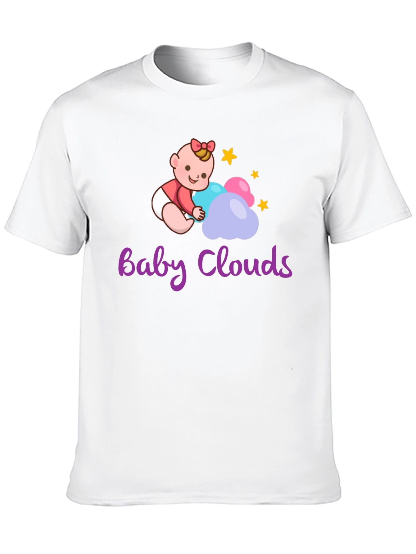 Baby Clouds Graphic T-Shirt - Cute Infant Design - 10