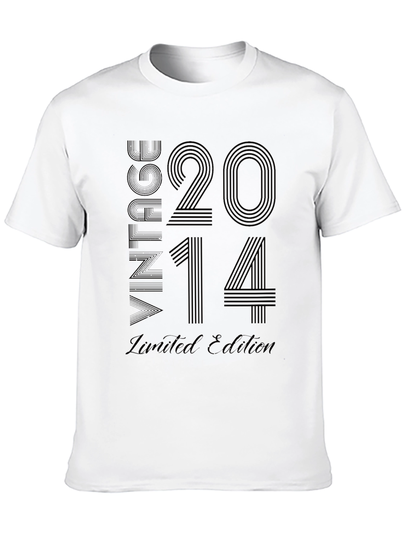 Black Vintage 2014 Limited Edition Black T-Shirt view 10