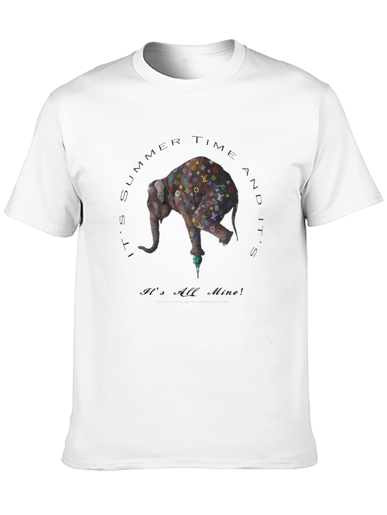 Black Elephant "It's All Mine" Graphic T-Shirt view 10