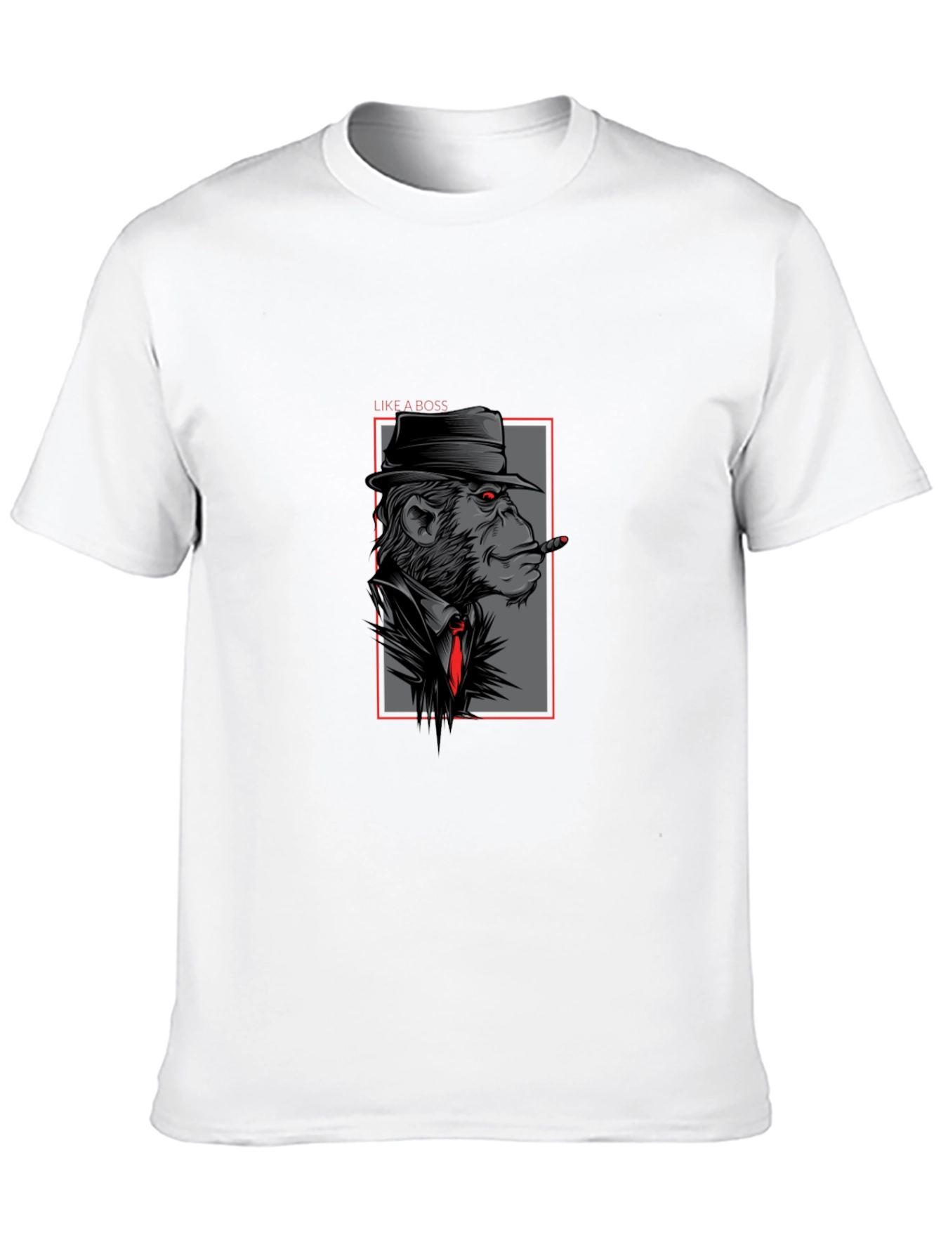 Black Monkey Mafia Boss Graphic T-Shirt view 10