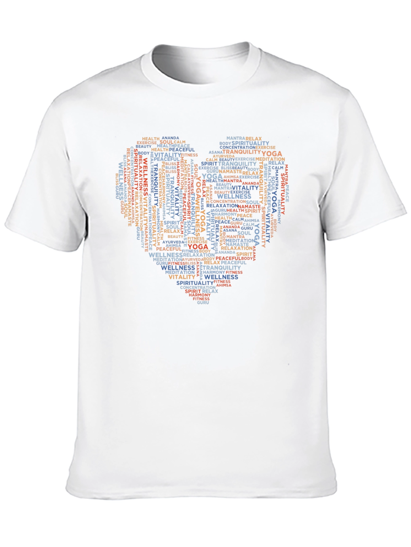 Yoga Heart T-Shirt - Wellness & Spirituality Design - 10