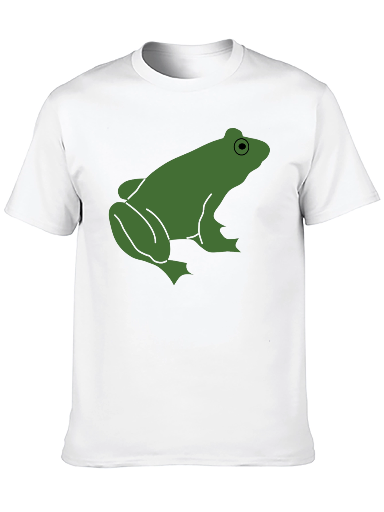 Black Frog Graphic Tee - Black Cotton T-Shirt view 10