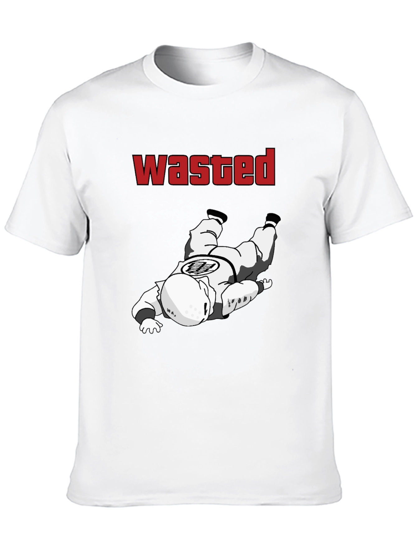 Black Wasted Goku Funny Graphic Tee - Black view 10
