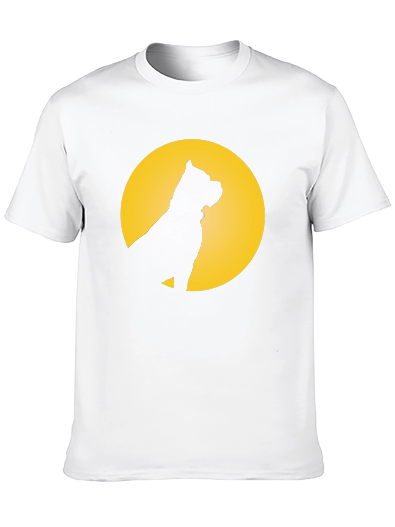 Black Dog Silhouette Graphic Tee - Black view 10