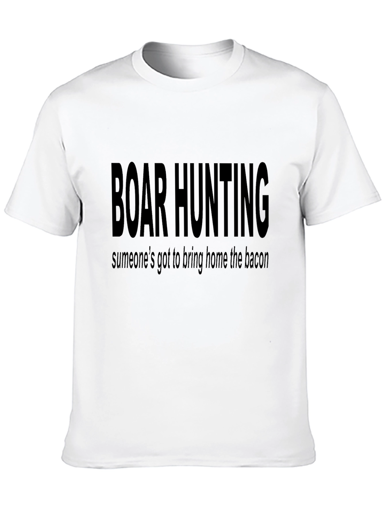 Boar Hunting Bacon T-Shirt Funny Graphic Tee - 10