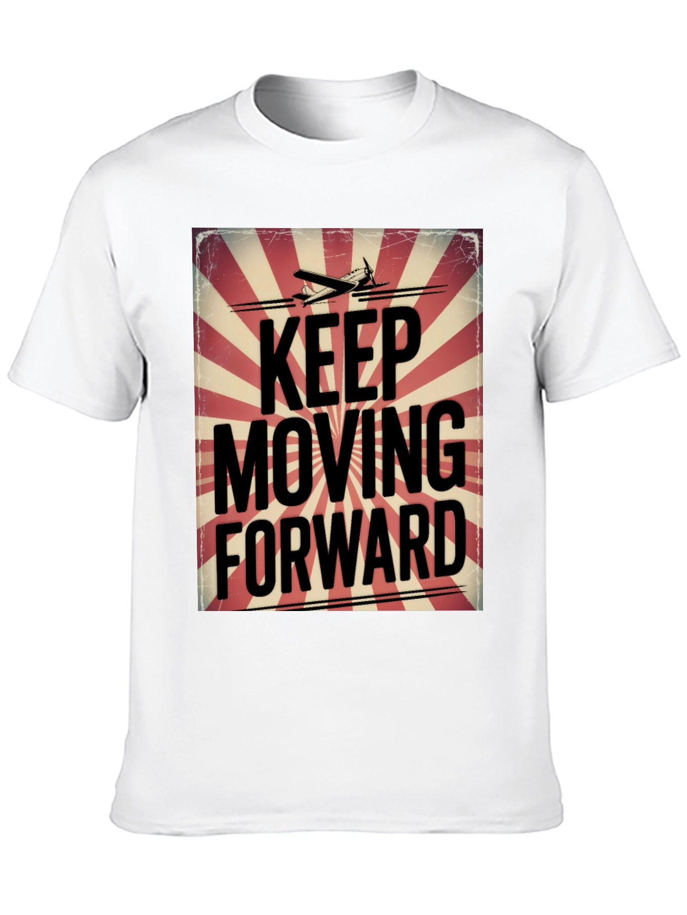 Black Keep Moving Forward Graphic Tee view 10