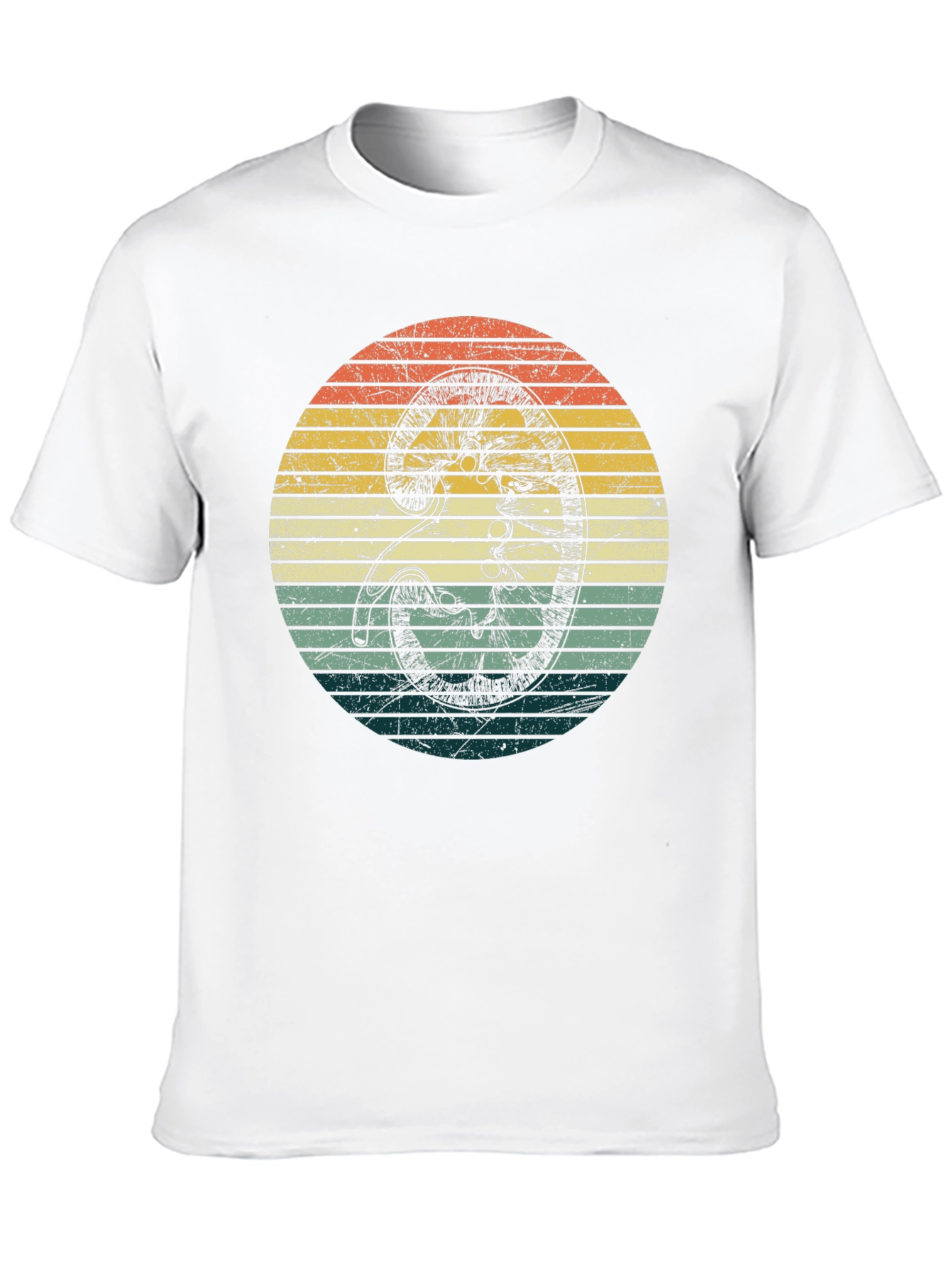 Black Retro Embryo T-Shirt - Vintage Style Tee view 10