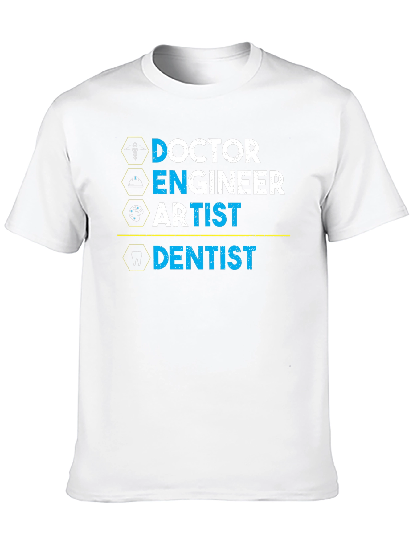 Black Doctor, Engineer, Artist, Dentist Graphic T-Shirt view 10
