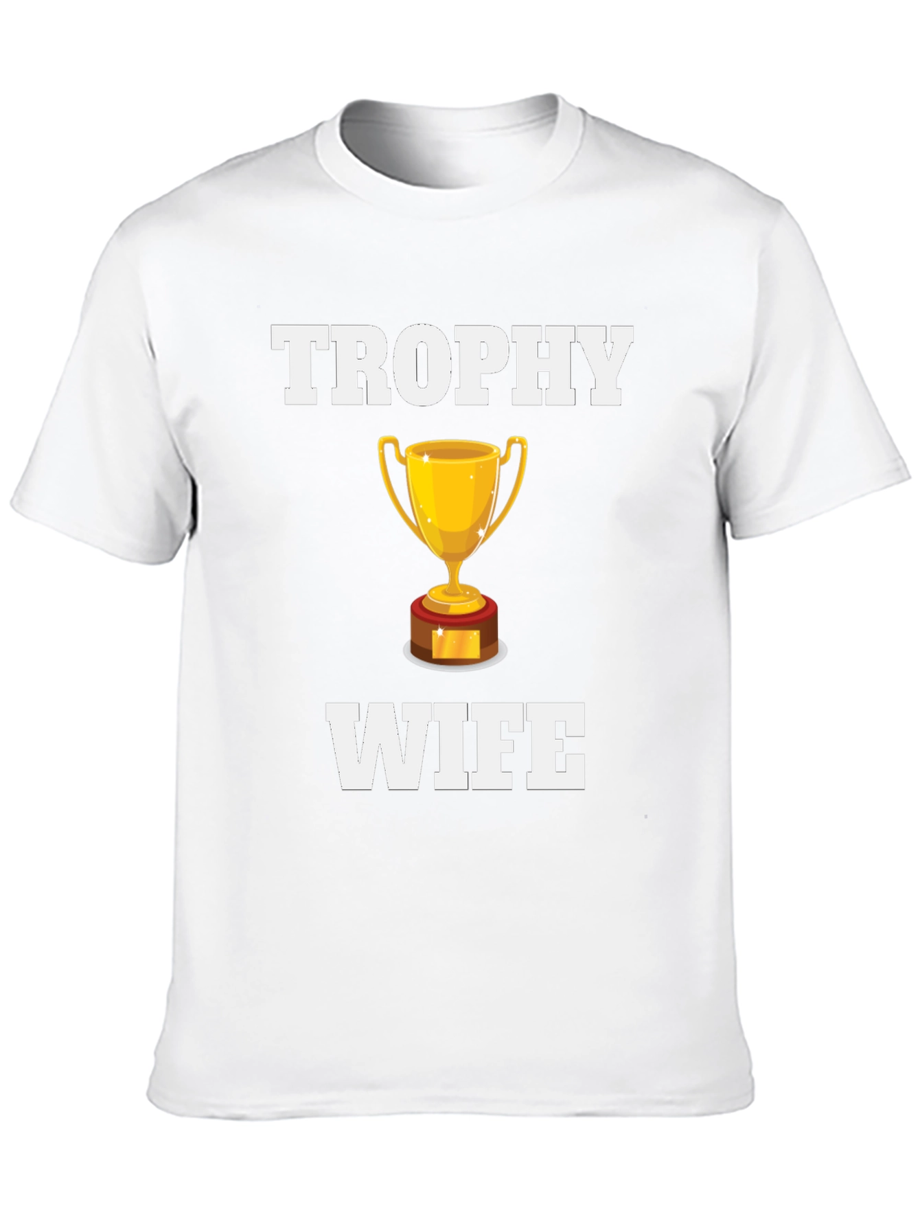 Black Trophy Wife Graphic T-Shirt - Novelty Humor Tee view 10