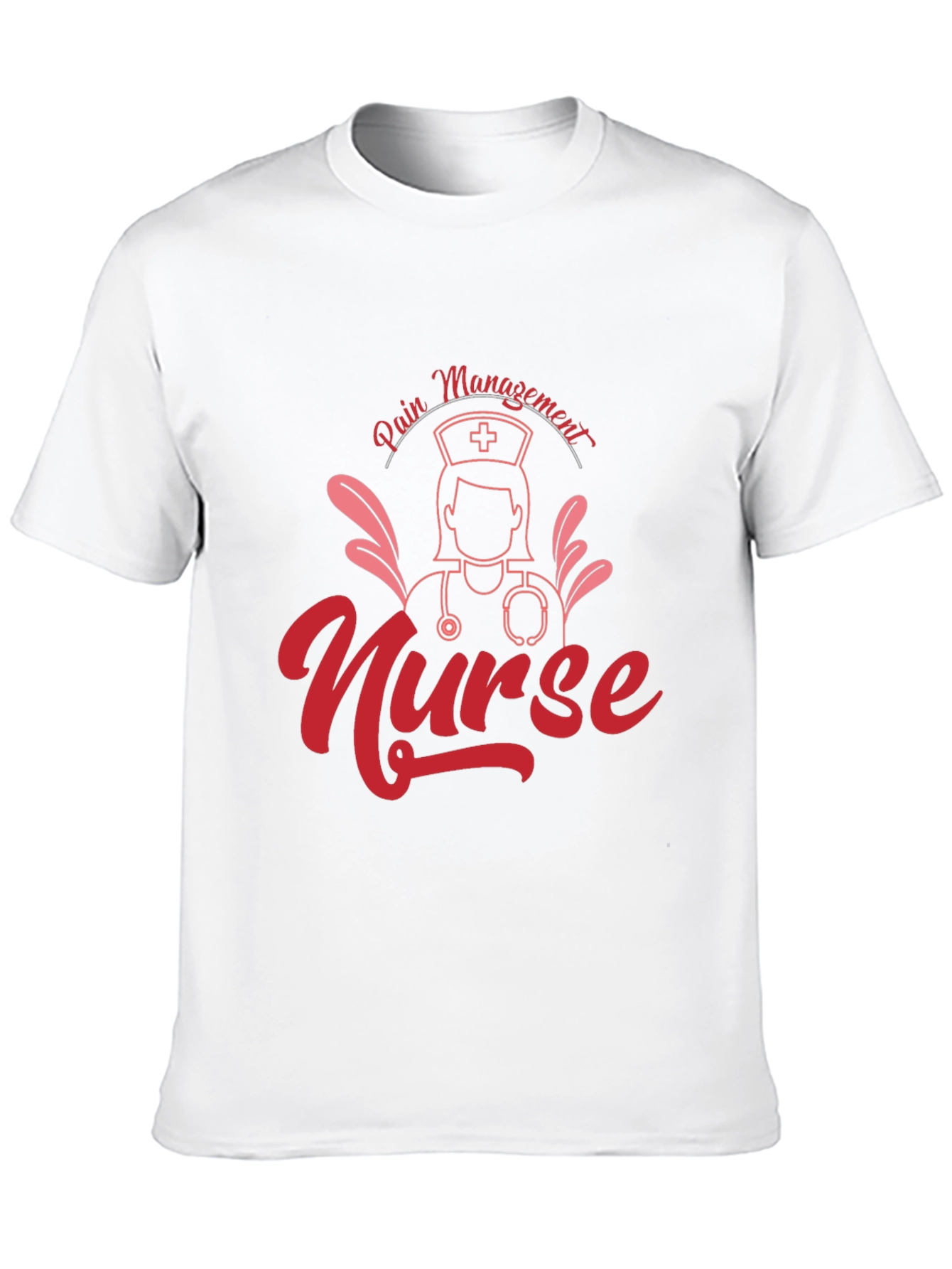 Black Pain Management Nurse T-Shirt view 10