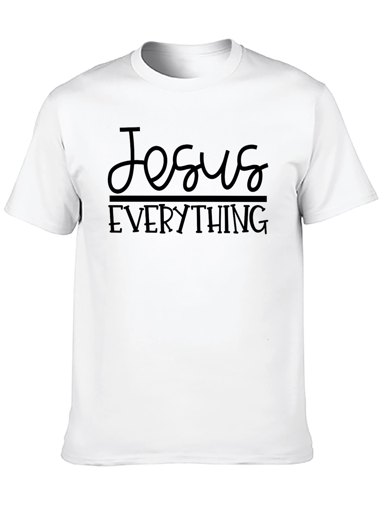 Black Jesus Everything Graphic T-Shirt view 10