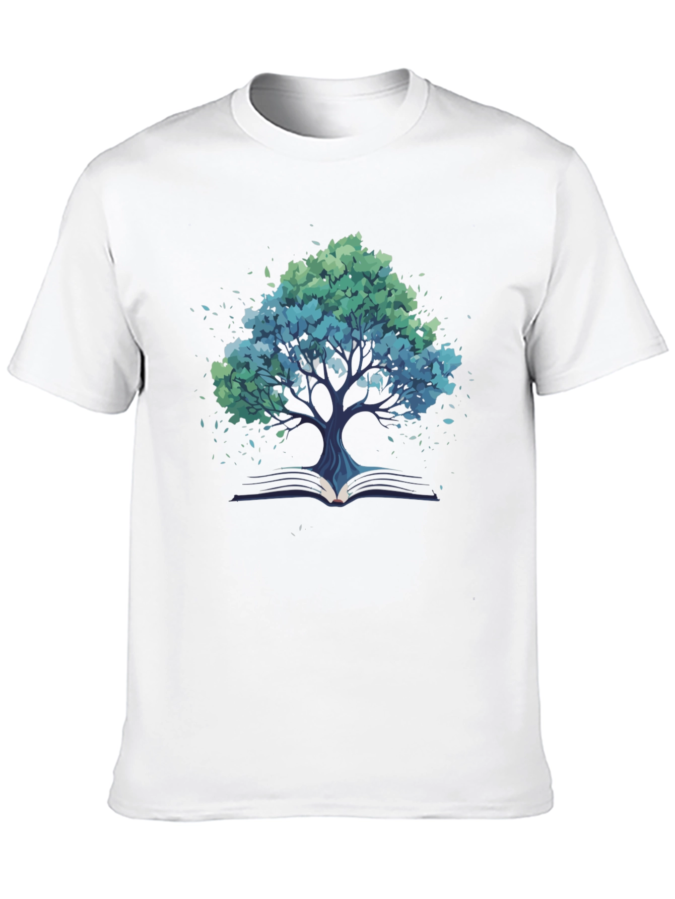 Black Tree of Knowledge Black T-Shirt - Read & Grow! view 10