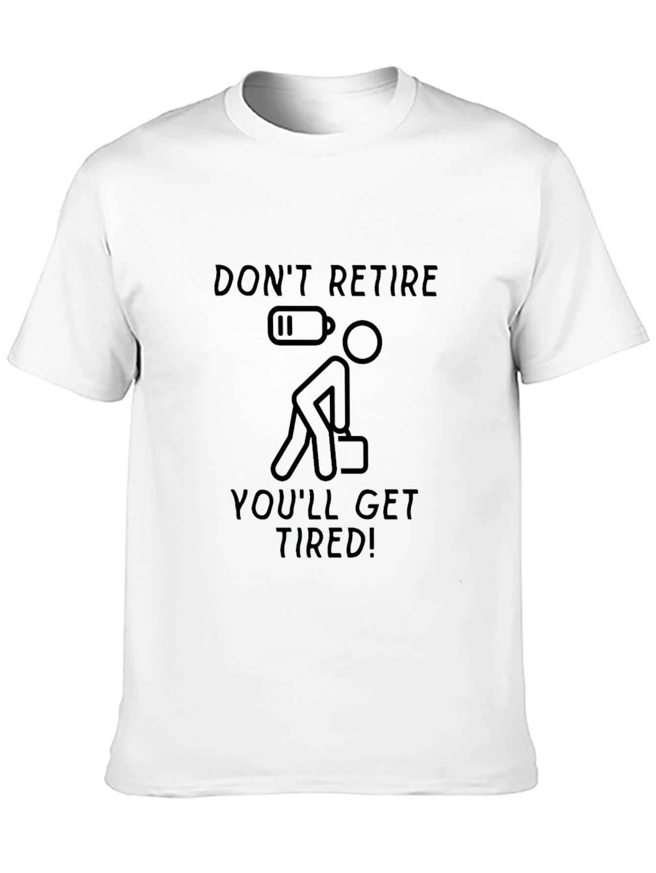 Black Don't Retire You'll Get Tired T-Shirt view 10