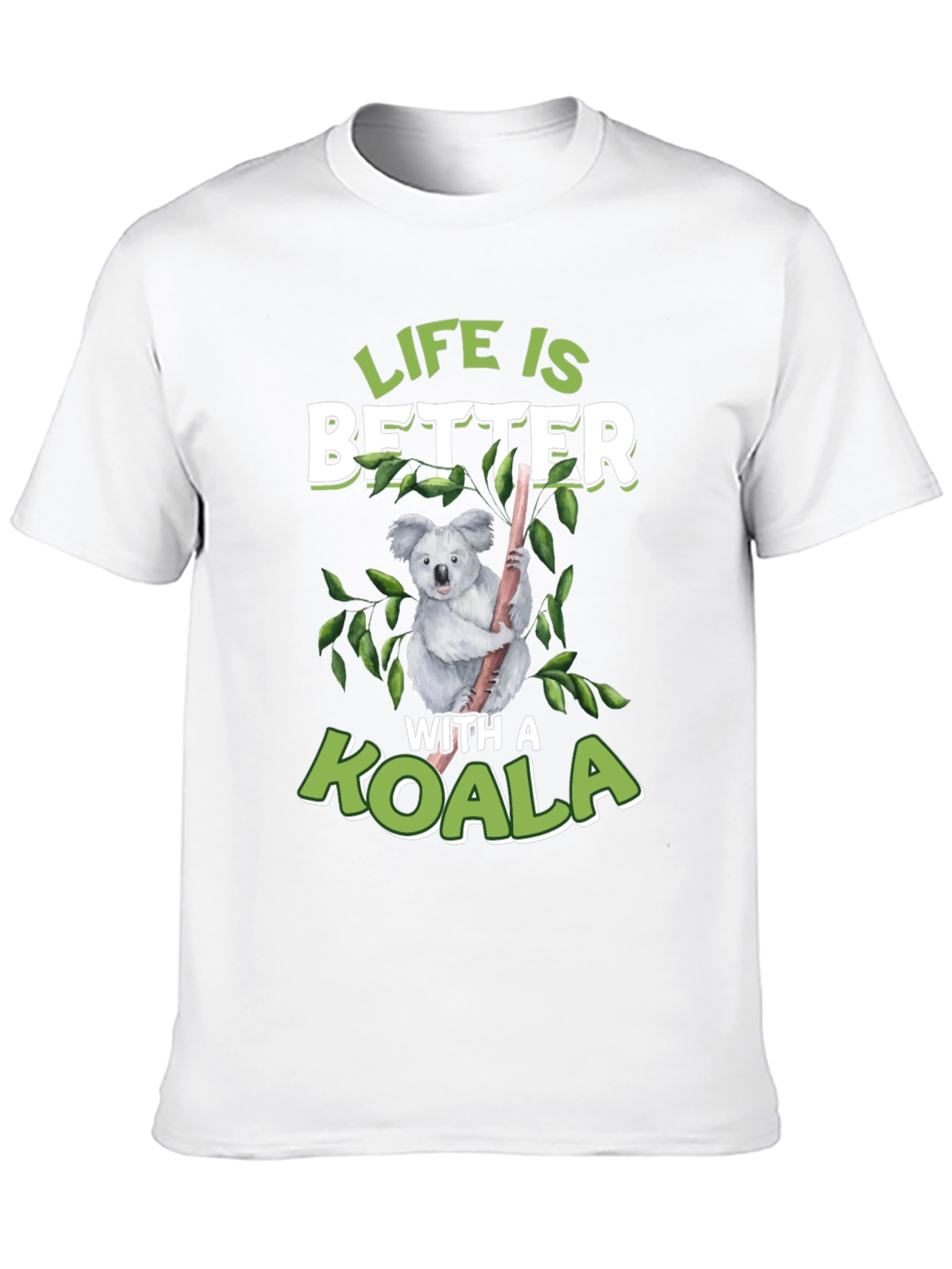 Black Life is Better With a Koala Graphic T-Shirt view 10