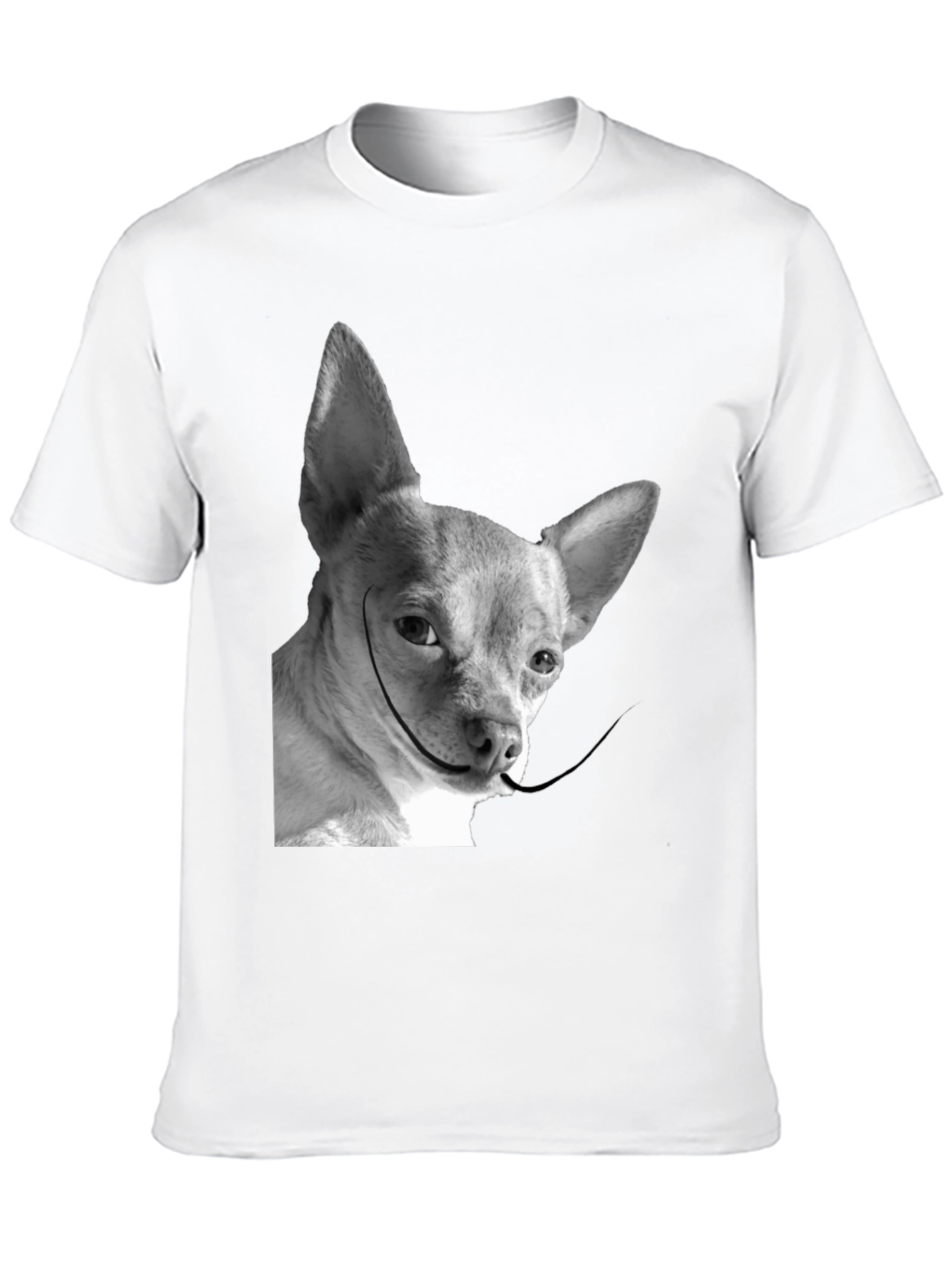 Black Dali Dog T-Shirt: Quirky Chihuahua Tee view 10