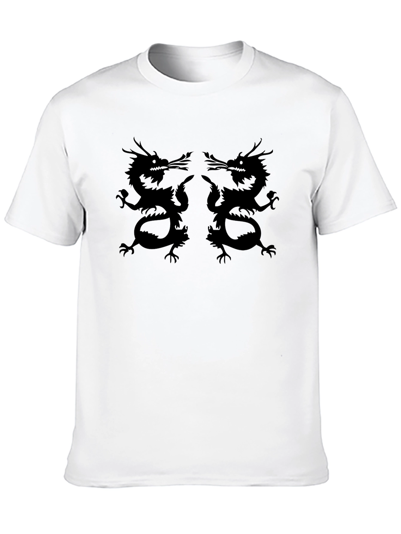 Black Dragon Graphic Print Tee - Black view 10
