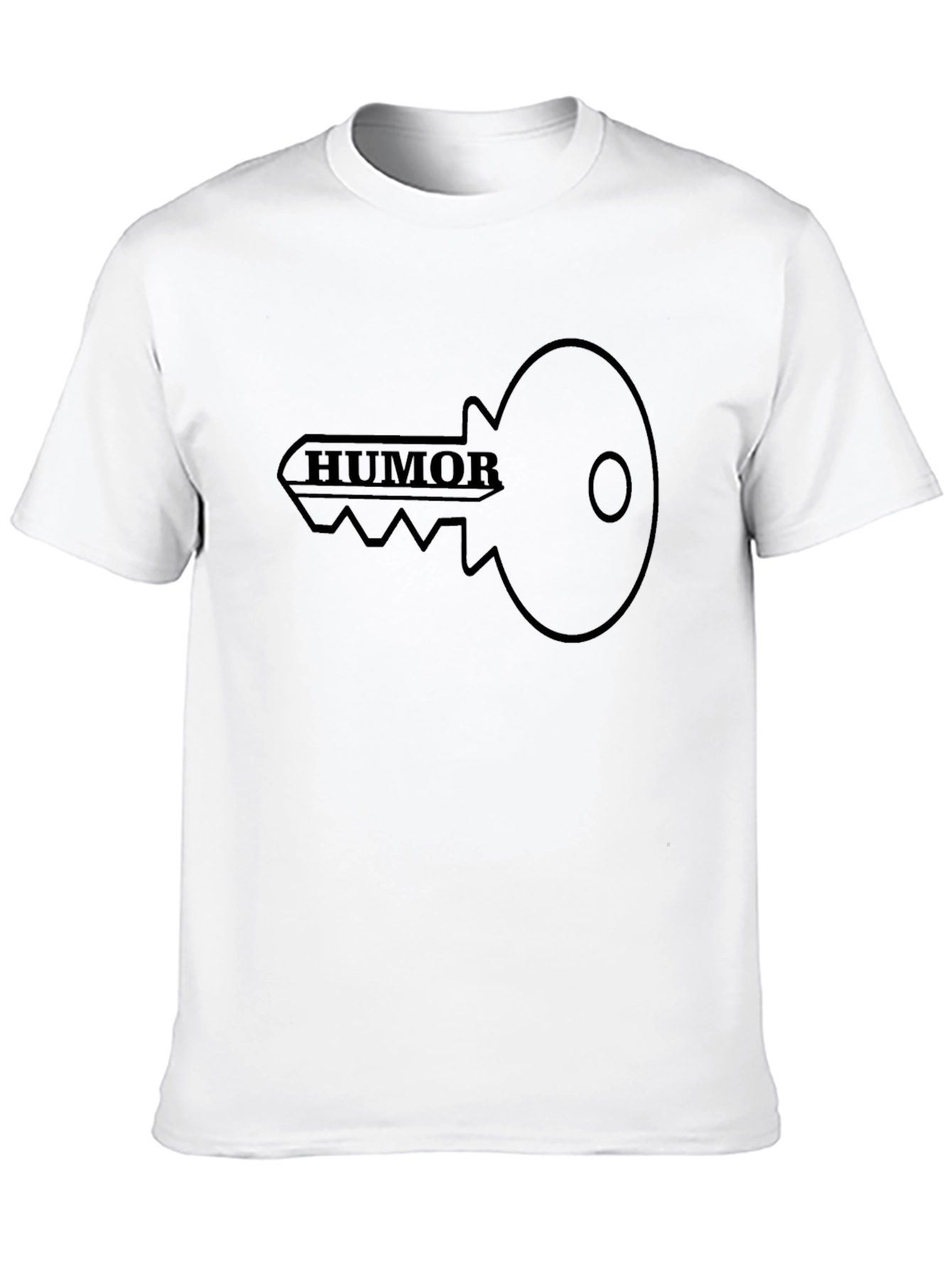 Black Humor Key Graphic Tee - Unlock Your Style! view 10