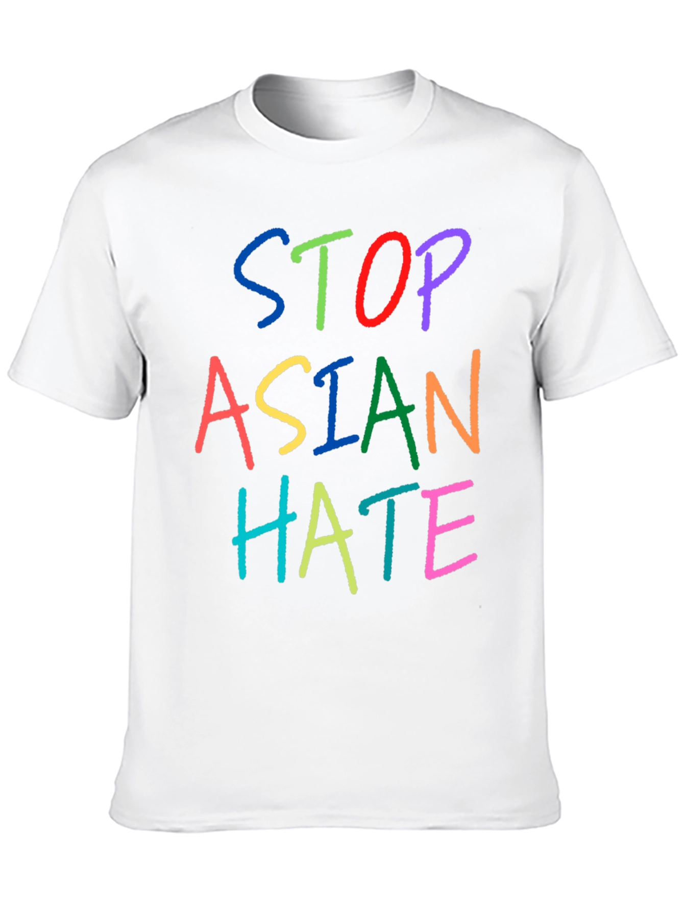 Black Stop Asian Hate Black T-Shirt view 10