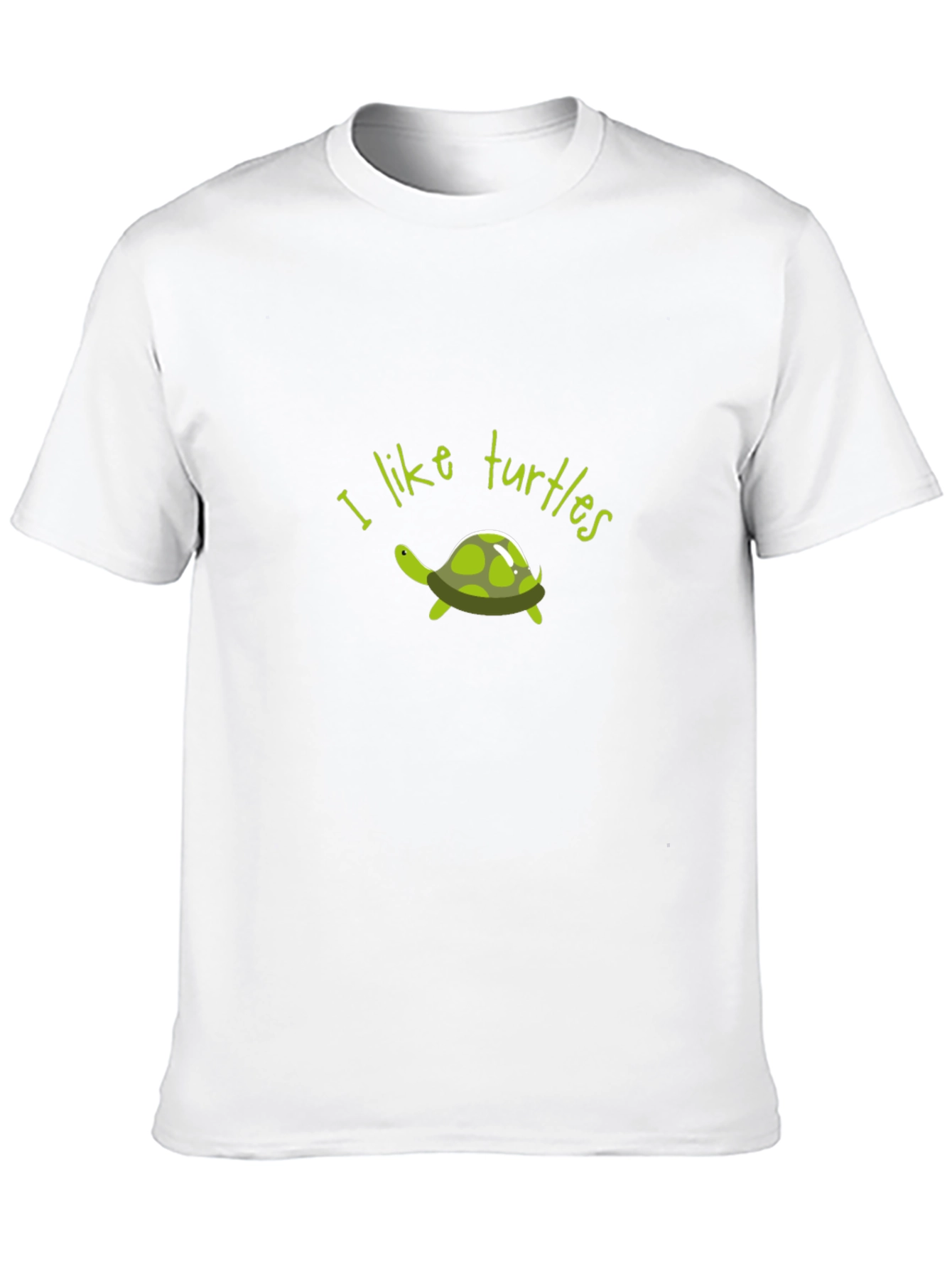 Black I Like Turtles Graphic T-Shirt view 10
