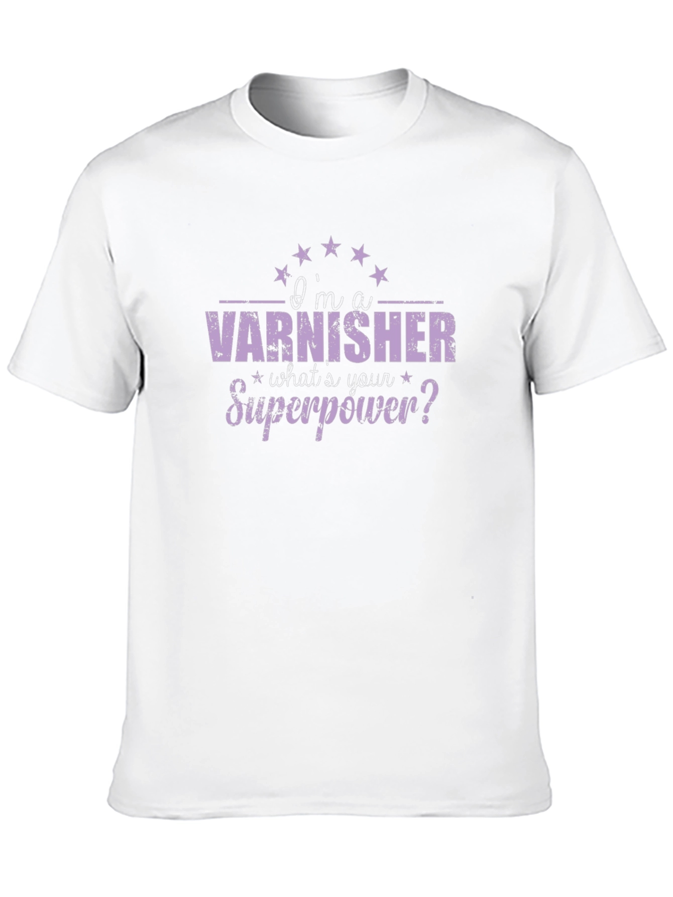 Black Varnisher Superpower T-Shirt - Funny Job Pride Tee view 10