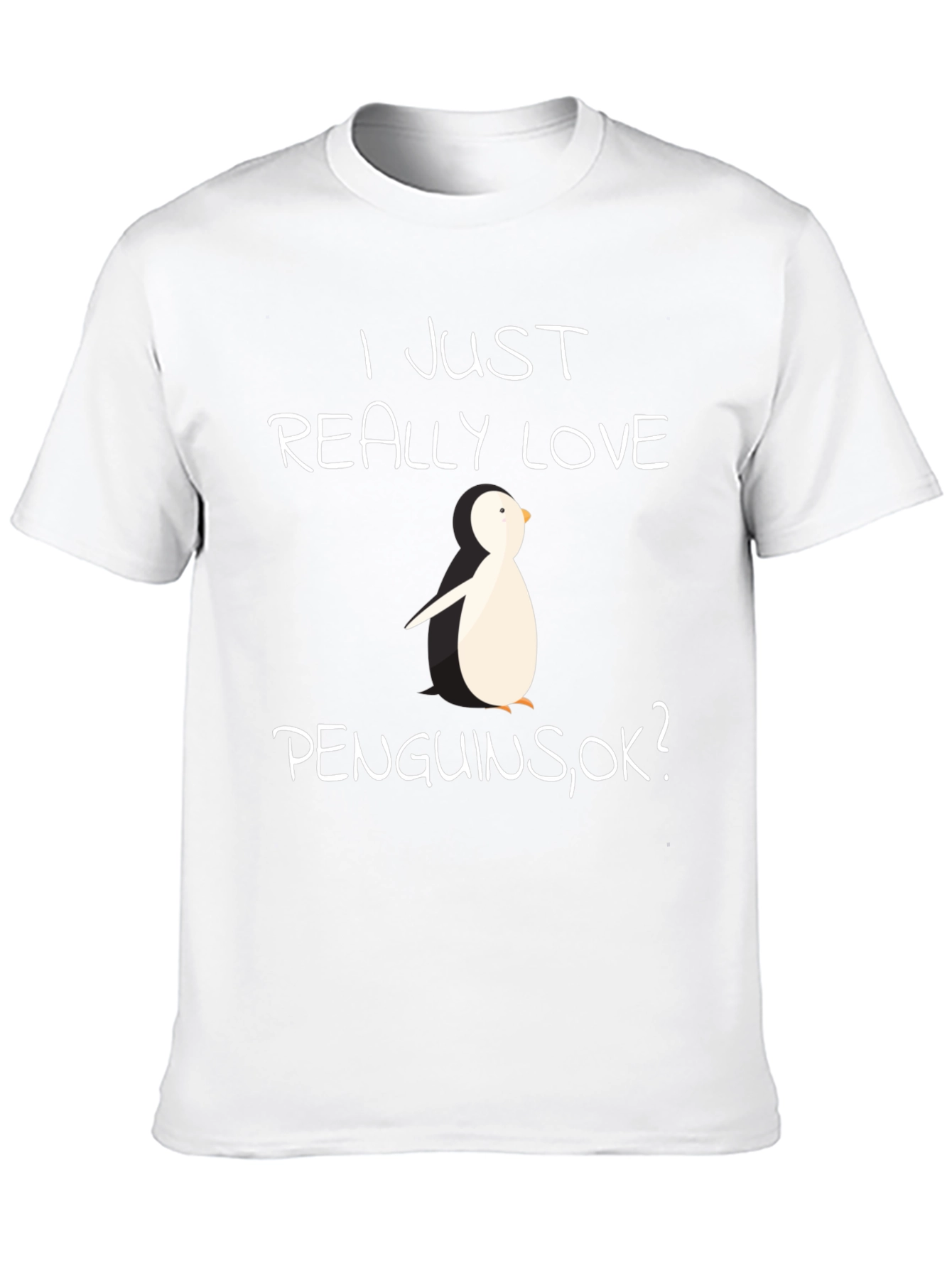 Black Penguin Lover T-Shirt - I Just Really Love Penguins view 10