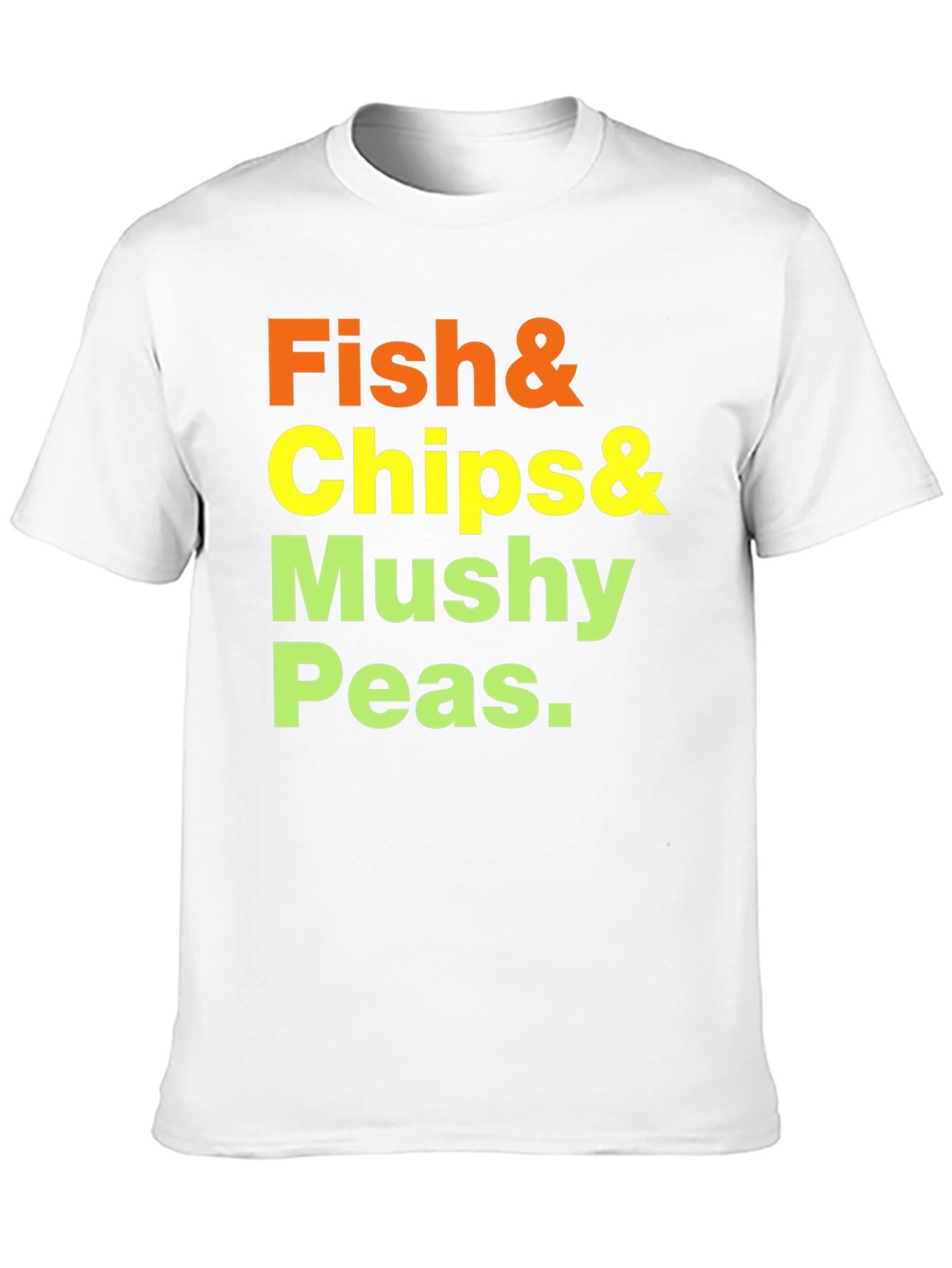 Fish & Chips T-Shirt - Classic Food Tee - 10