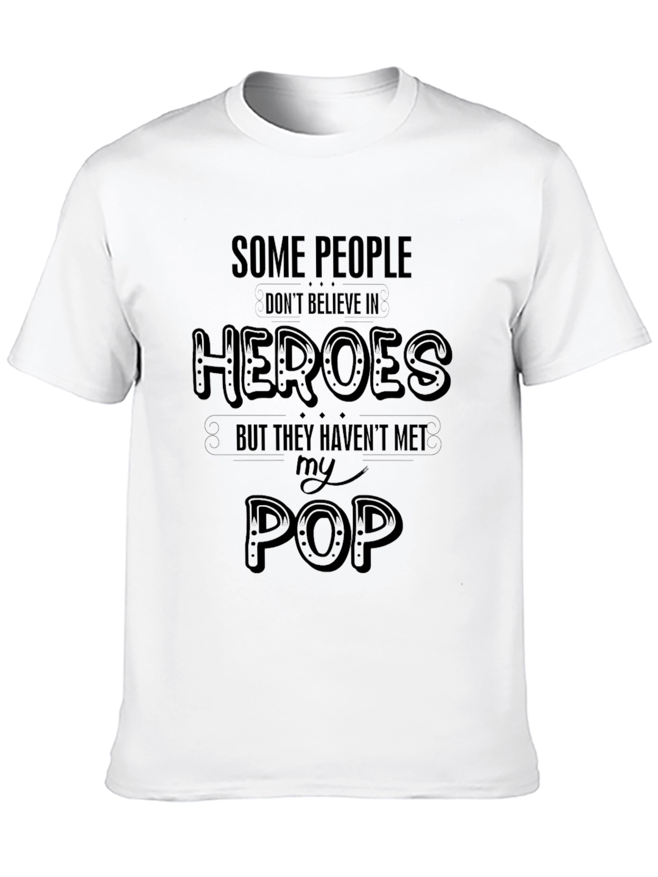 Black Heroes Pop T-Shirt - Father's Day Gift view 10