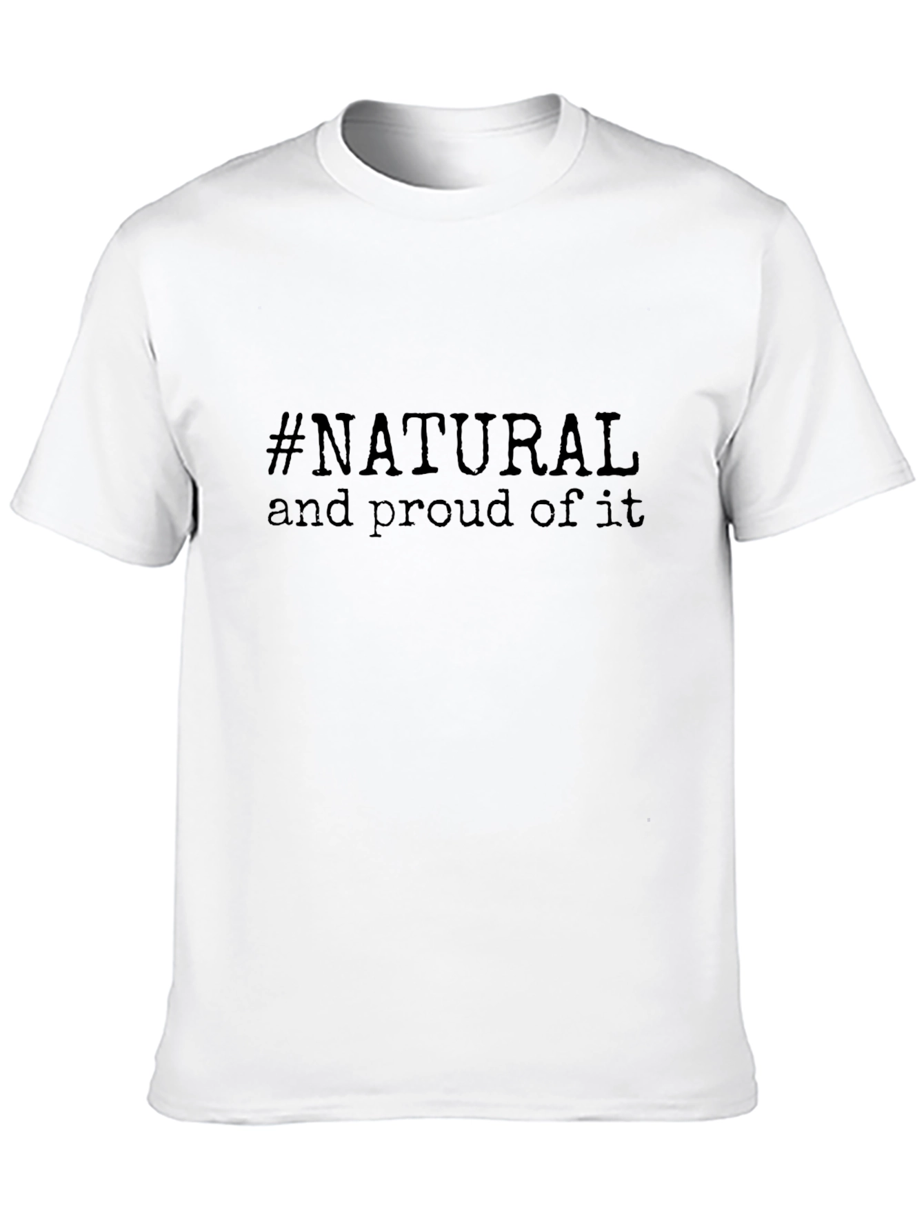 Natural & Proud Black Graphic Tee - 10