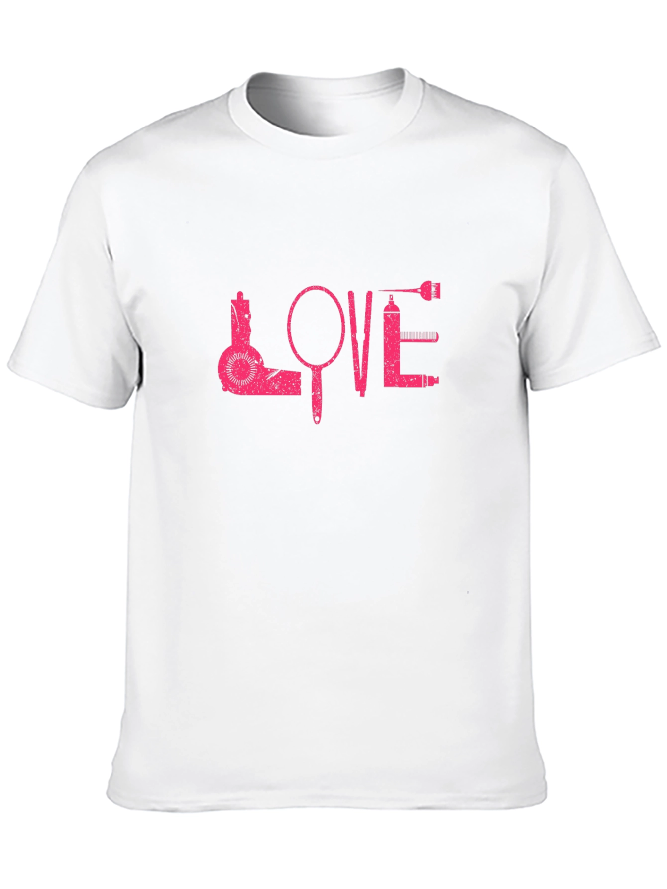 Black Love Hair Stylist Graphic Tee view 10
