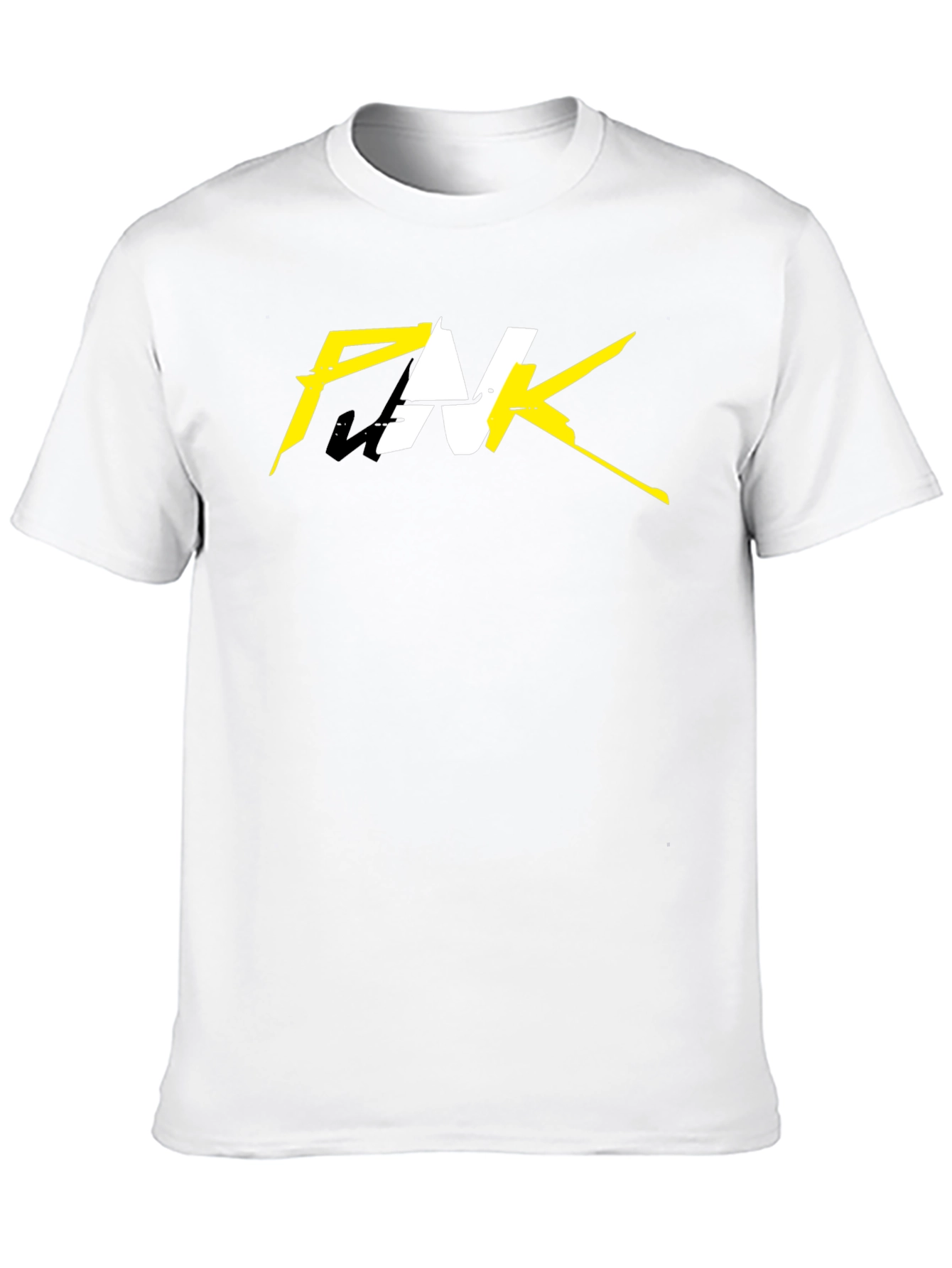 Black Cyberpunk Inspired Graphic Tee - Black Cotton T-Shirt view 10