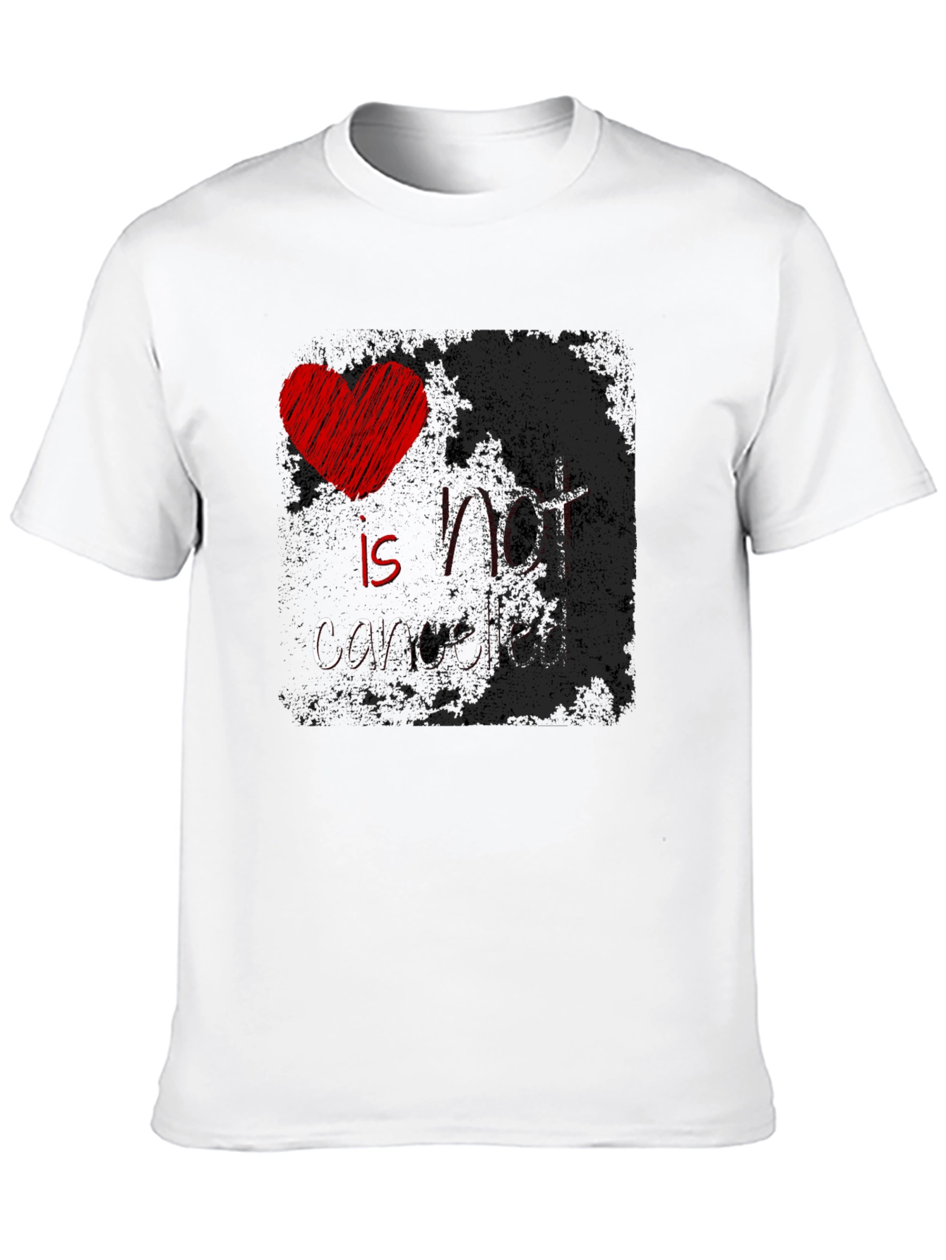Black Love Is Not Cancelled Graphic Tee - Black view 10