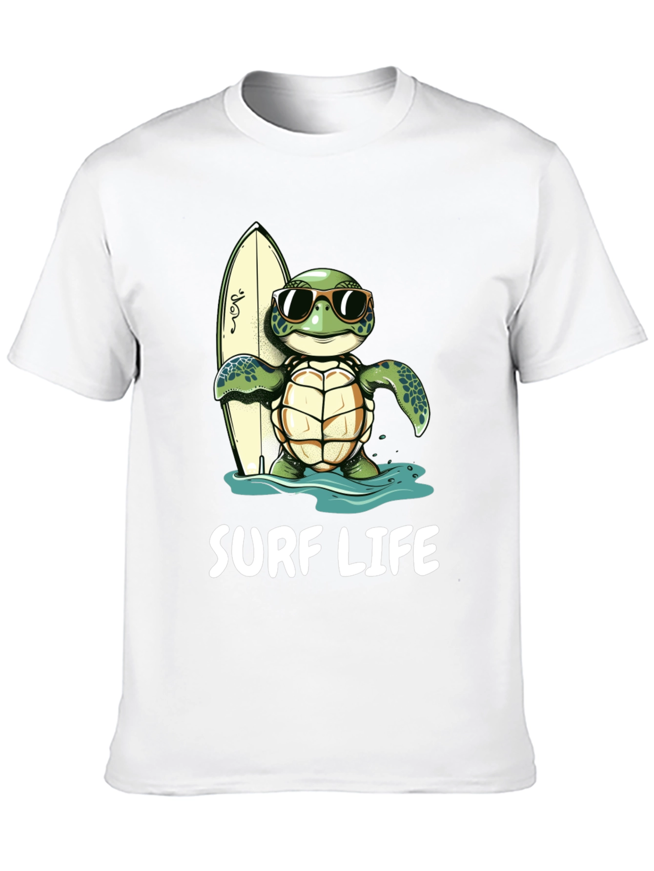 Black Surf Life Turtle Graphic Tee - Beach Ready! view 10