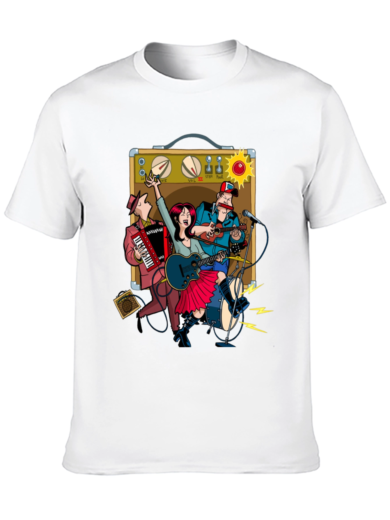 Black Band Graphic T-Shirt view 10