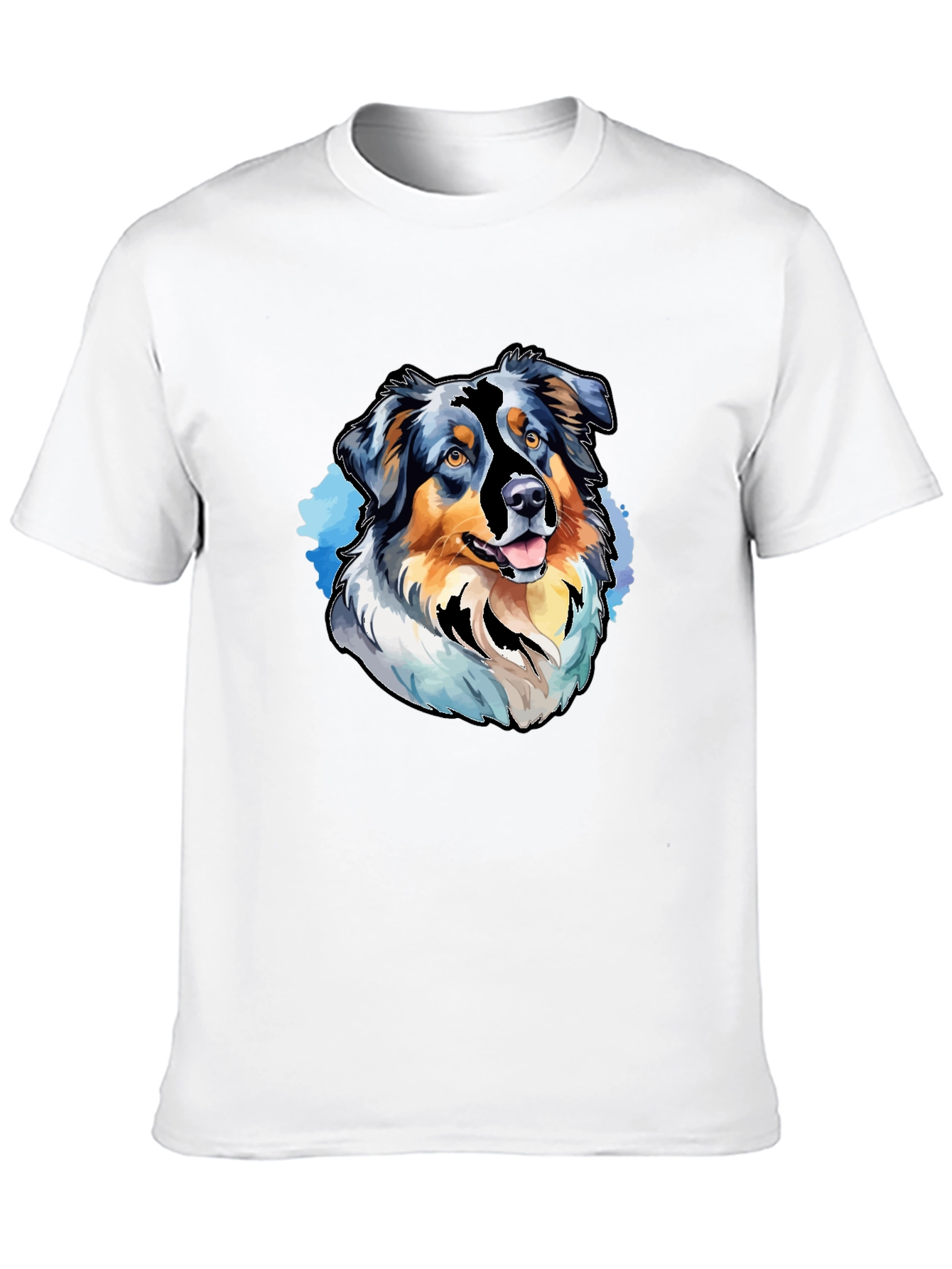 Black Dog Breed Graphic Tee - Black Casual T-Shirt view 10