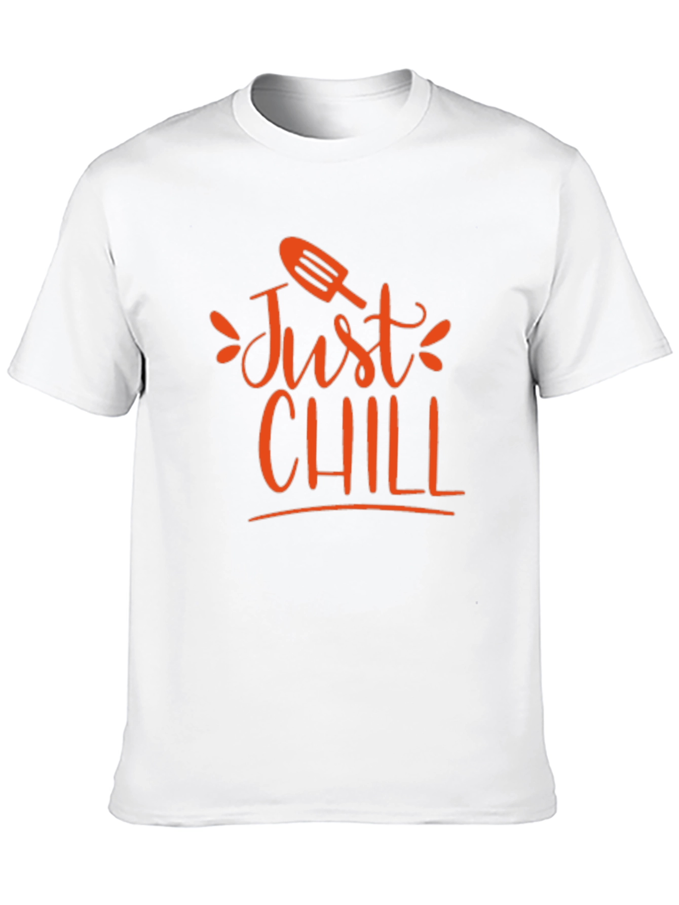 Black Just Chill T-Shirt - Summer Vibes Tee view 10