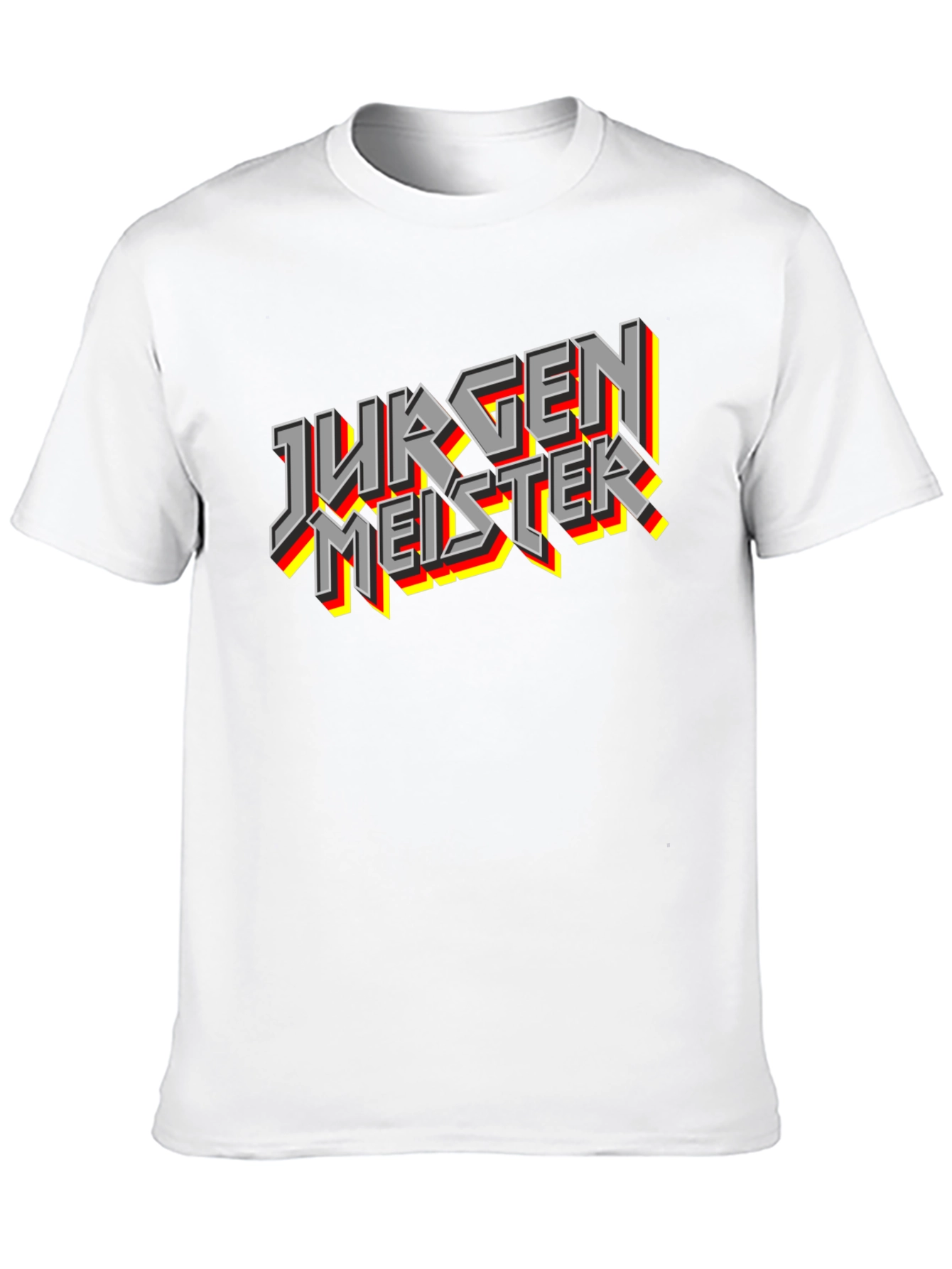Black Jurgen Meister Graphic T-Shirt - Bold German Design view 10