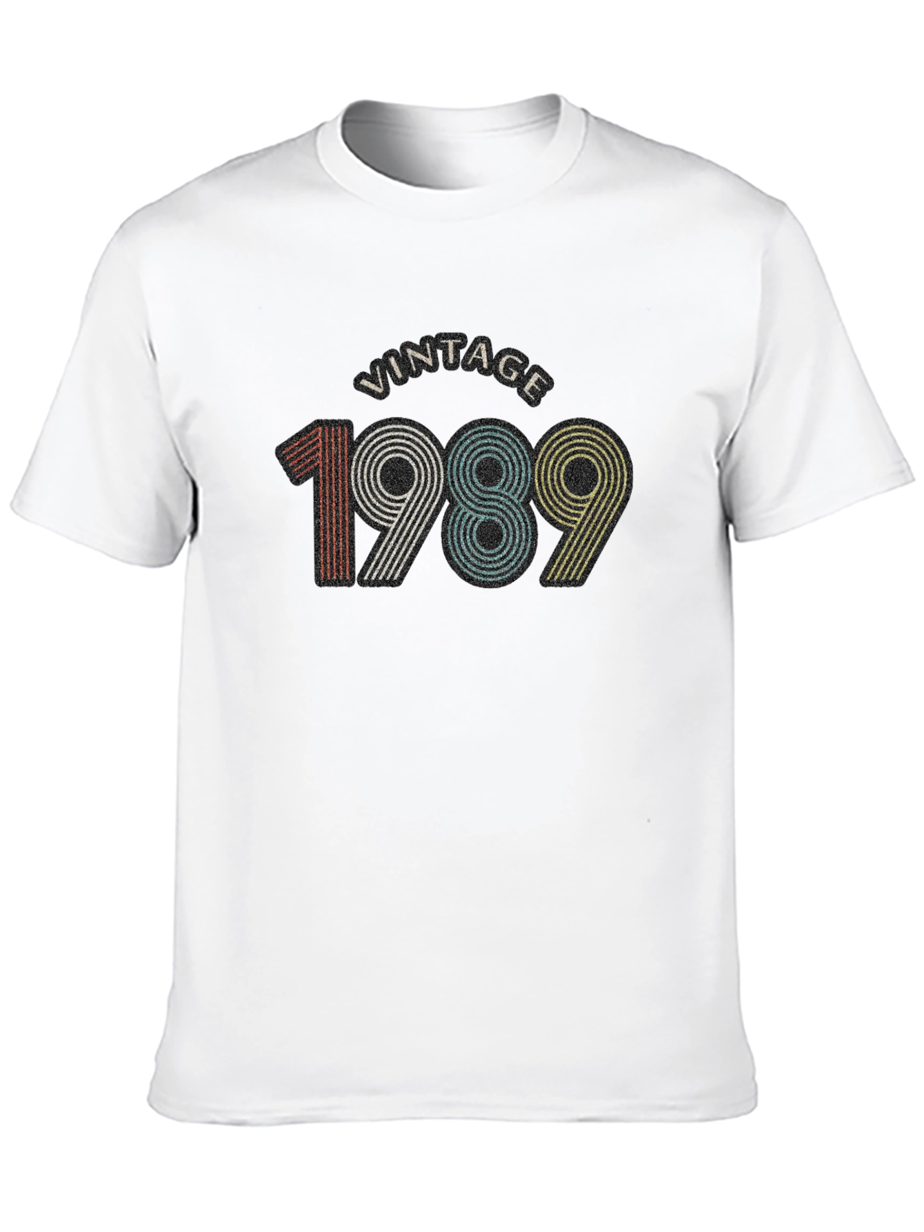 Black Vintage 1989 Graphic Tee - Retro Birthday Shirt view 10
