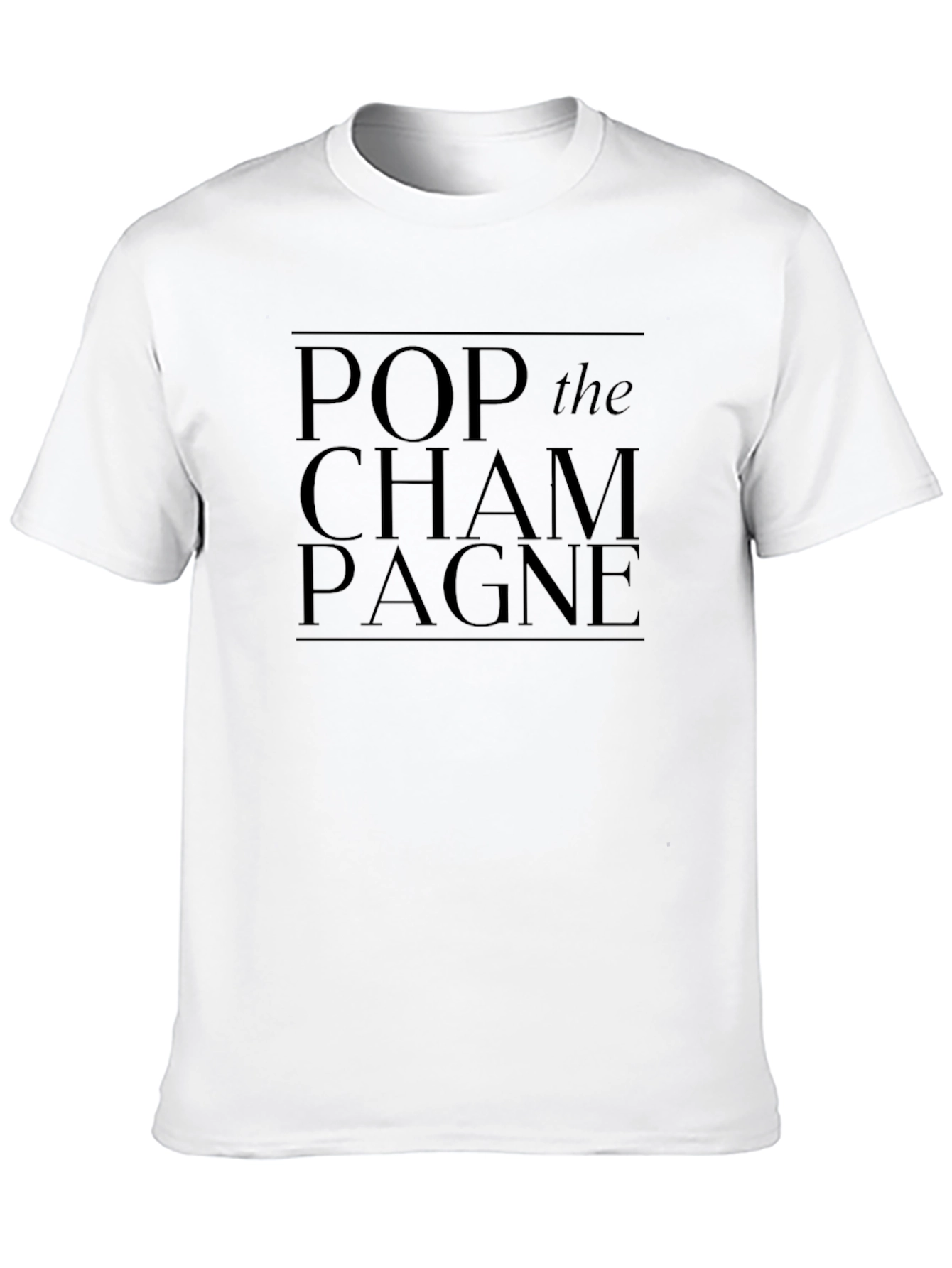 Black Pop The Champagne Graphic Tee view 10