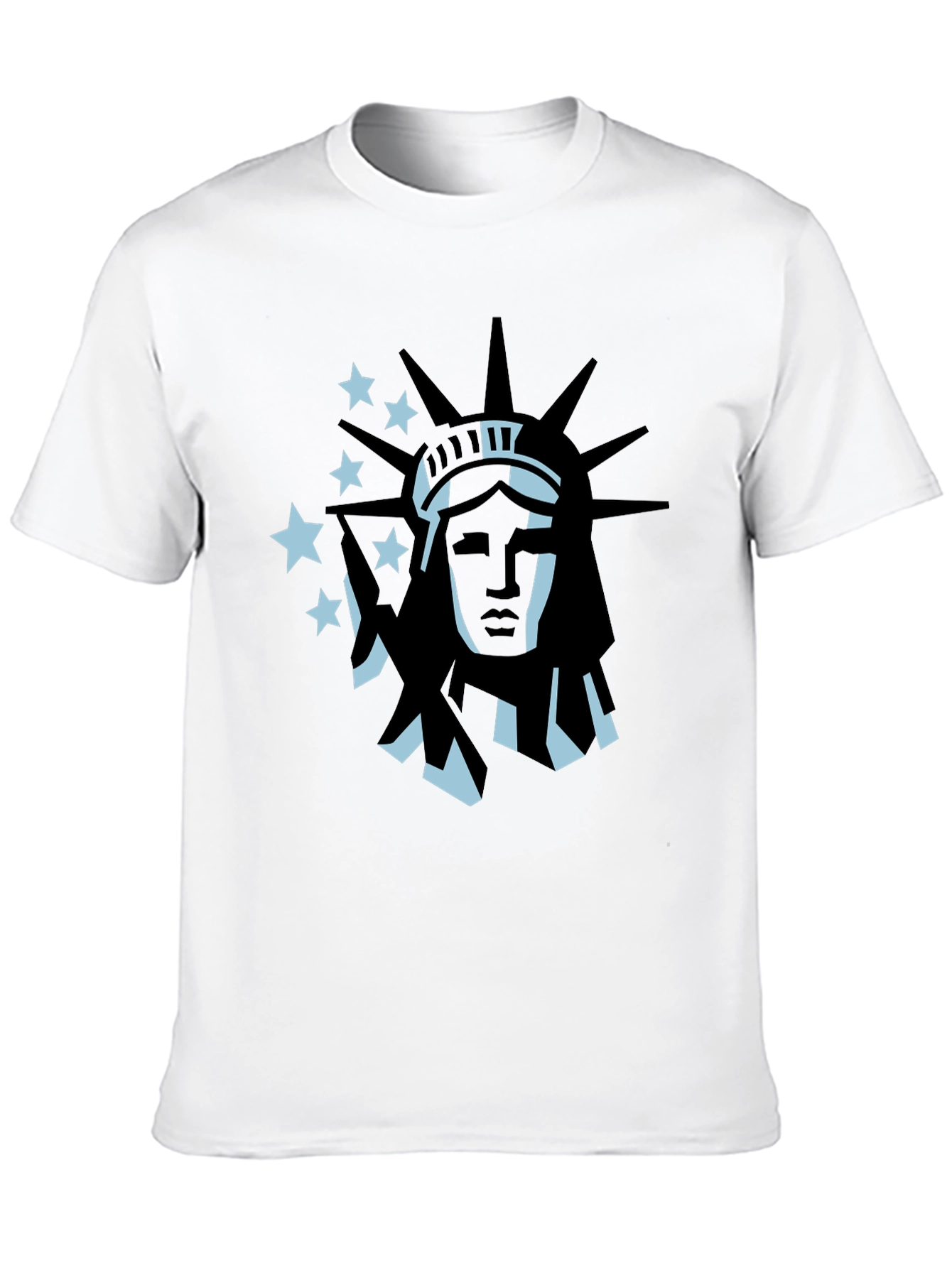 Black Statue of Liberty Graphic Tee - Black view 10