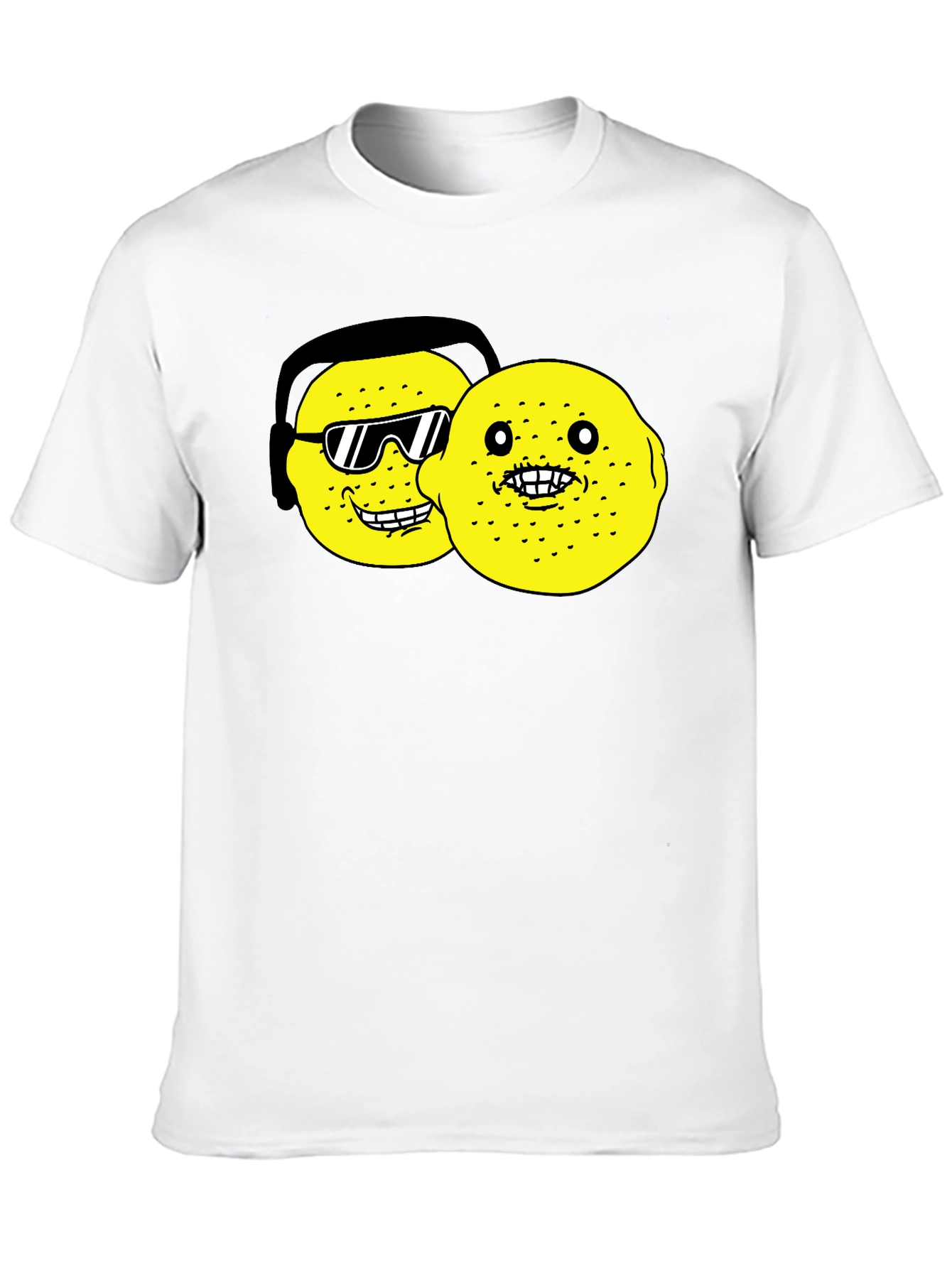 Black Lemon Character Graphic Black T-Shirt view 10