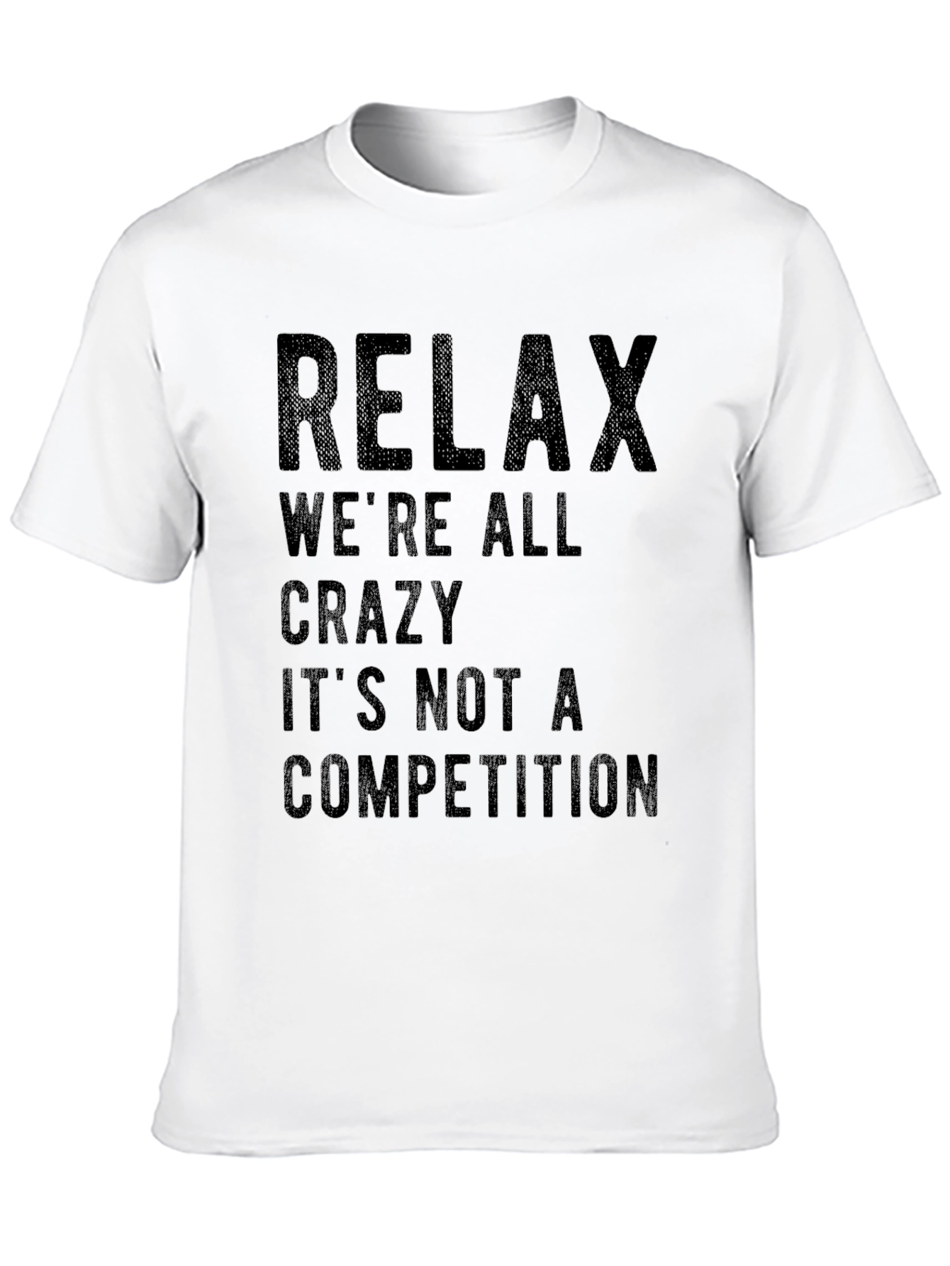 Black Relax Crazy Competition Black T-Shirt view 10