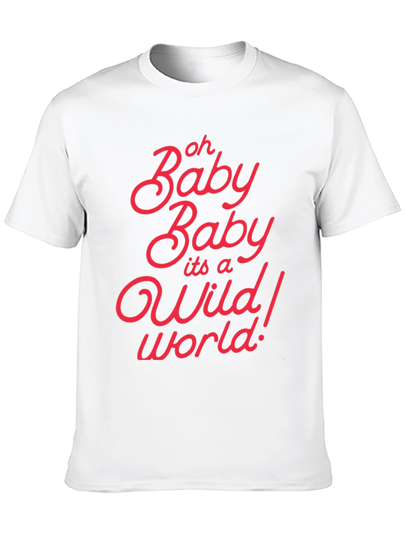 Black Oh Baby Baby Wild World Black Graphic Tee view 10