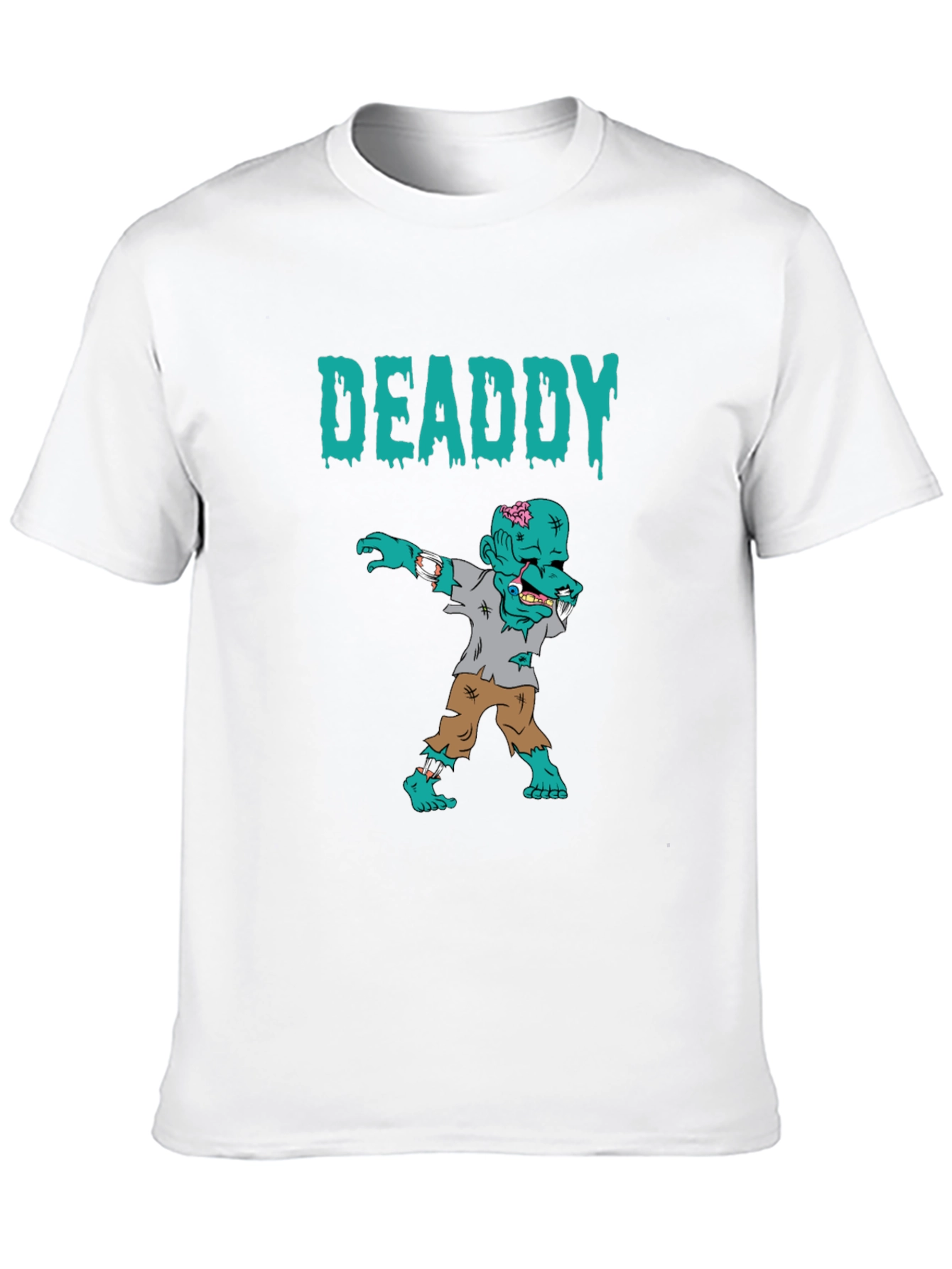 Black Deaddy Zombie Dab T-Shirt - Halloween Tee view 10