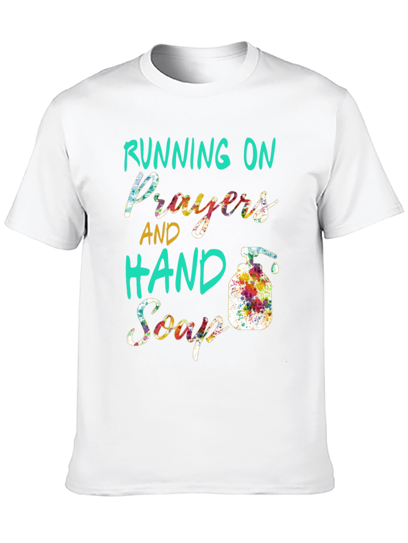 Black Prayers and Hand Soap Black Tee view 10