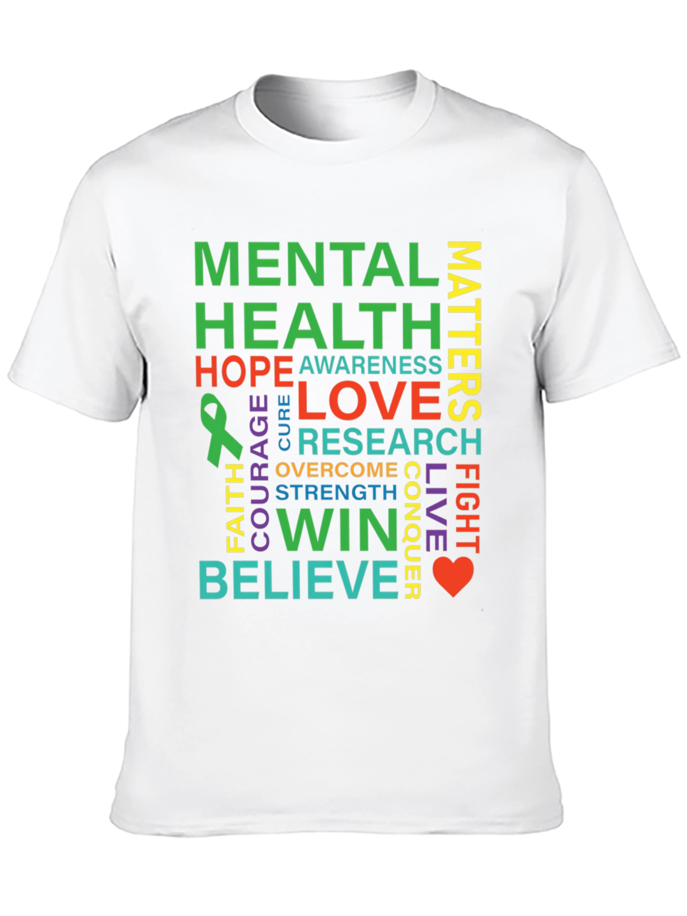 Black Mental Health Matters T-Shirt Awareness Tee view 10