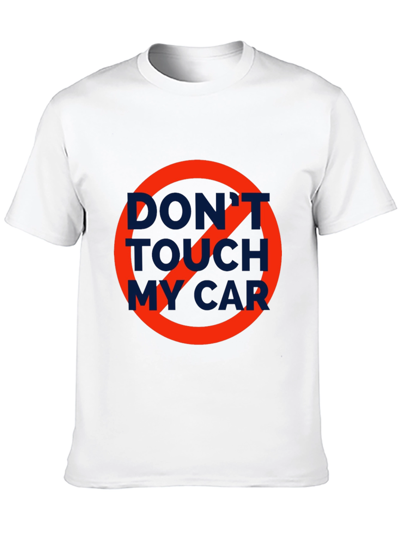 Black Don't Touch My Car Graphic T-Shirt view 10