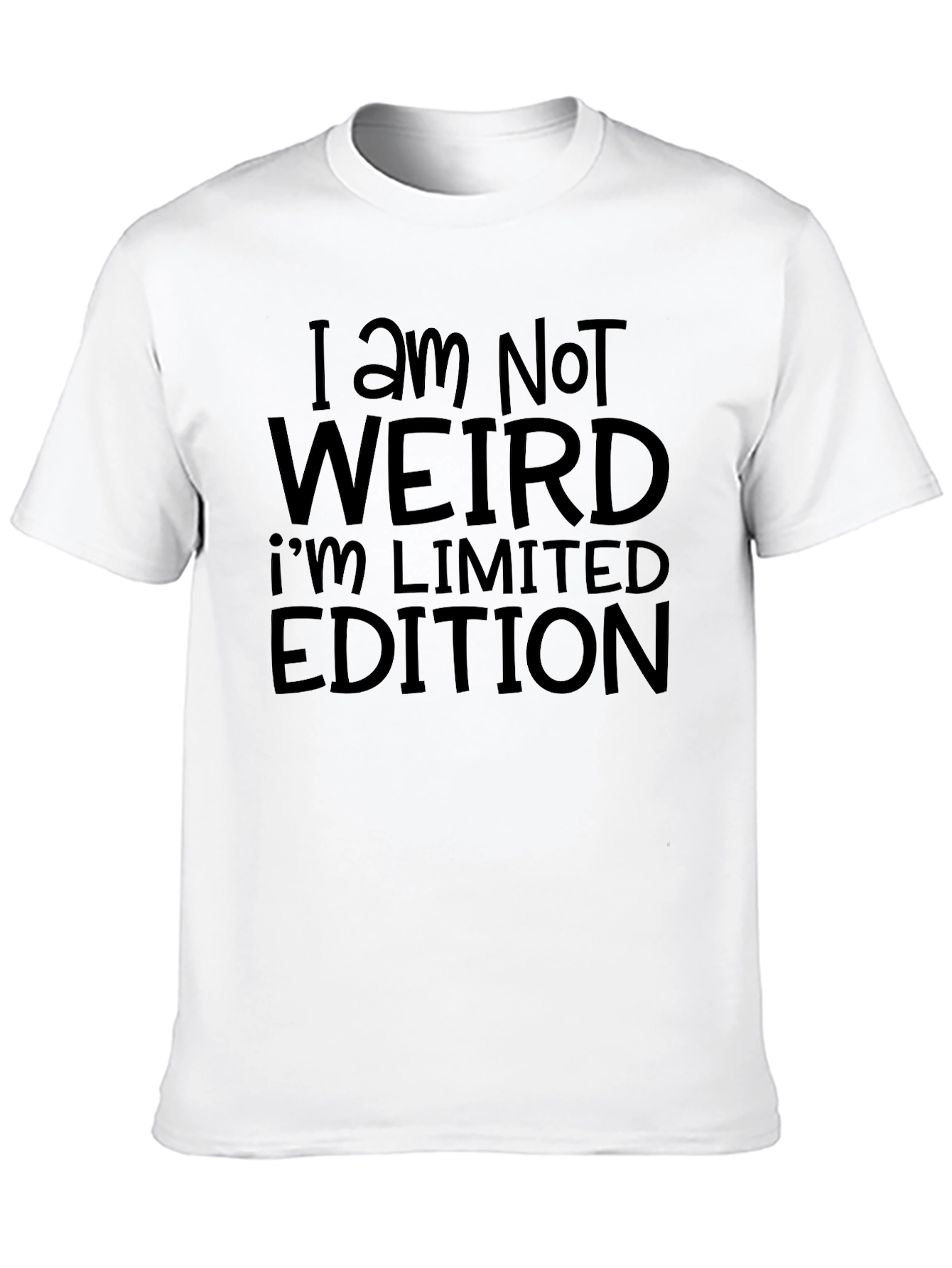 Black I am Not Weird Limited Edition Graphic Tee view 10