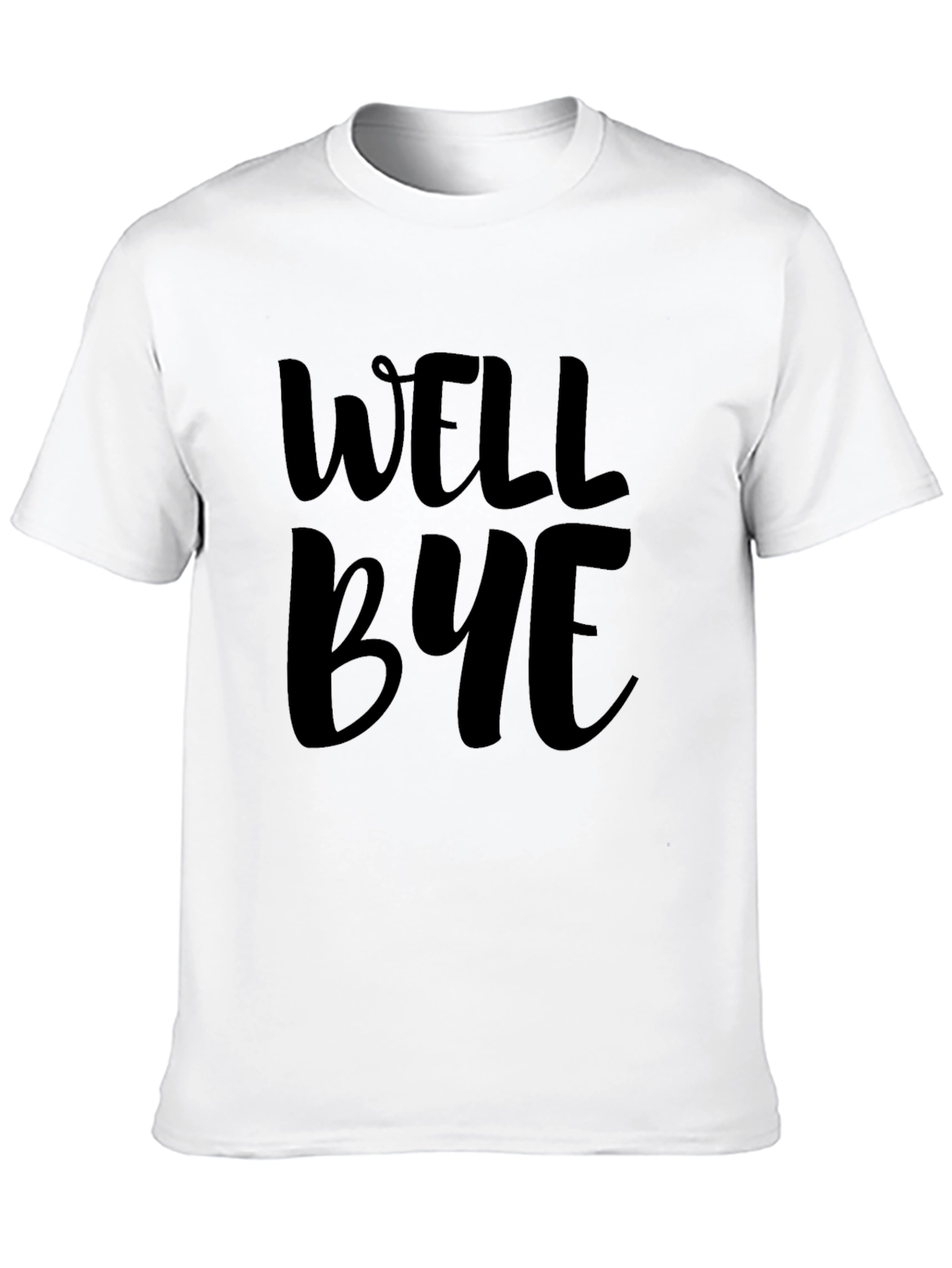 Black Well Bye Graphic T-Shirt - Casual Comfort view 10
