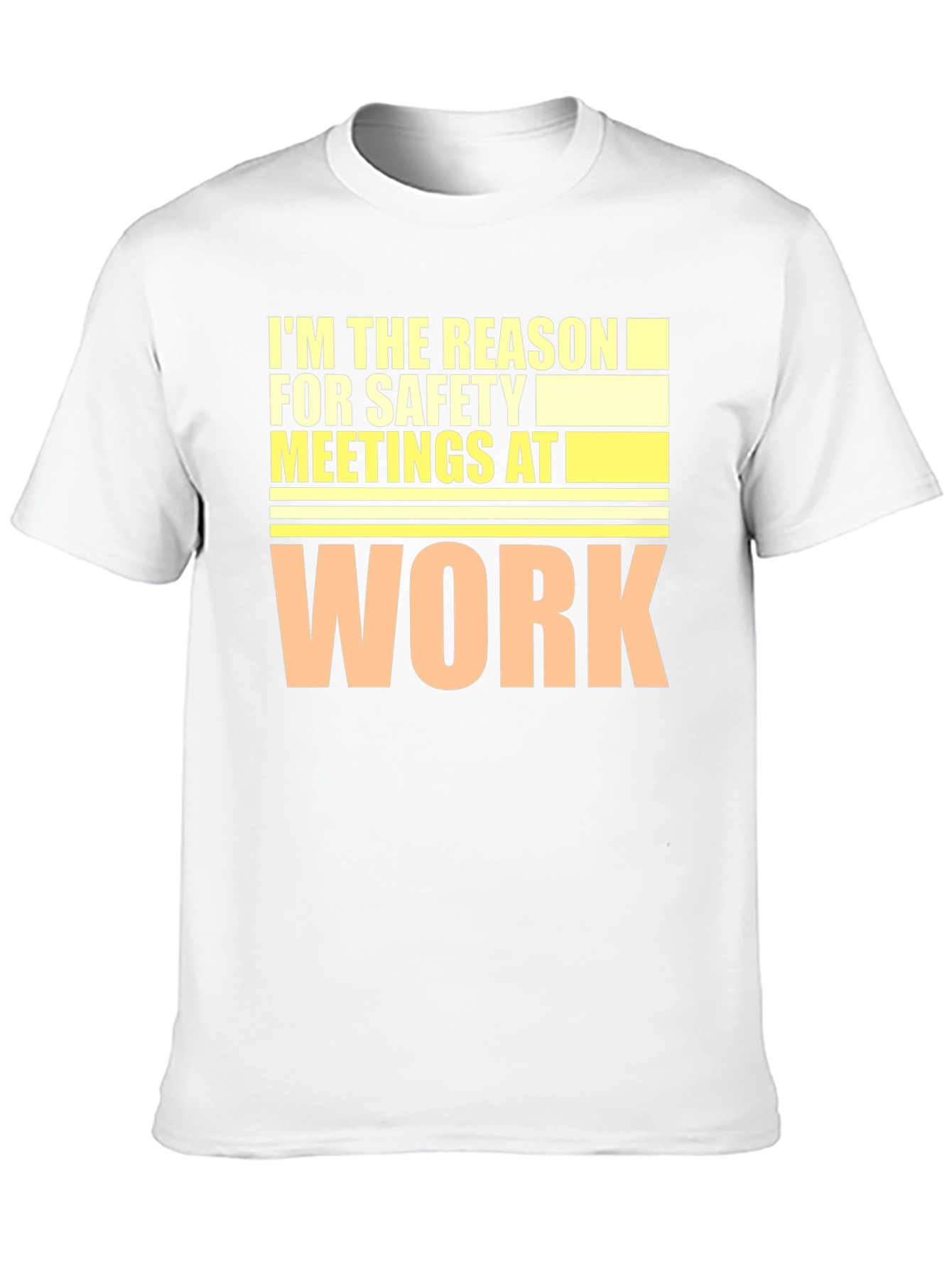 Black Safety Meeting Humor T-Shirt view 10